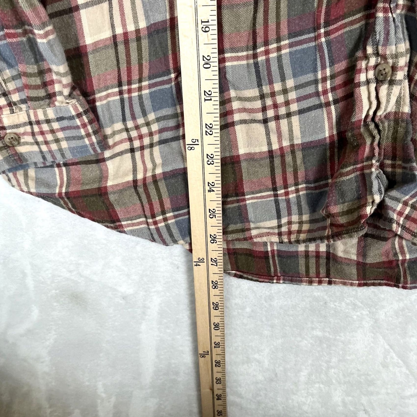 Vintage American Eagle Shirt Mens 2XL Plaid Hooded Flannel Long Sleeve Button Up Casual Size US XXL / EU 58 / 5 - 3 Thumbnail