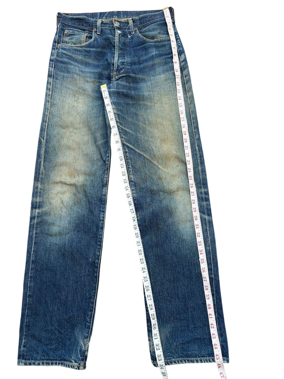 Levi's TRASHER VINTAGE LEVI'S BIG E 503B SELVEDGE DISTRESSED DENIM Size US 32 / EU 48 - 19 Thumbnail