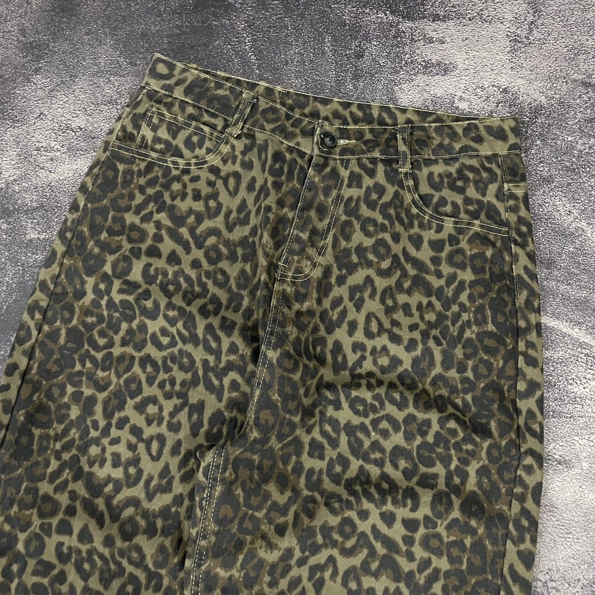 Japanese Brand × Supreme × Yohji Yamamoto Leopard baggy pants Size US 34 / EU 50 - 4 Thumbnail