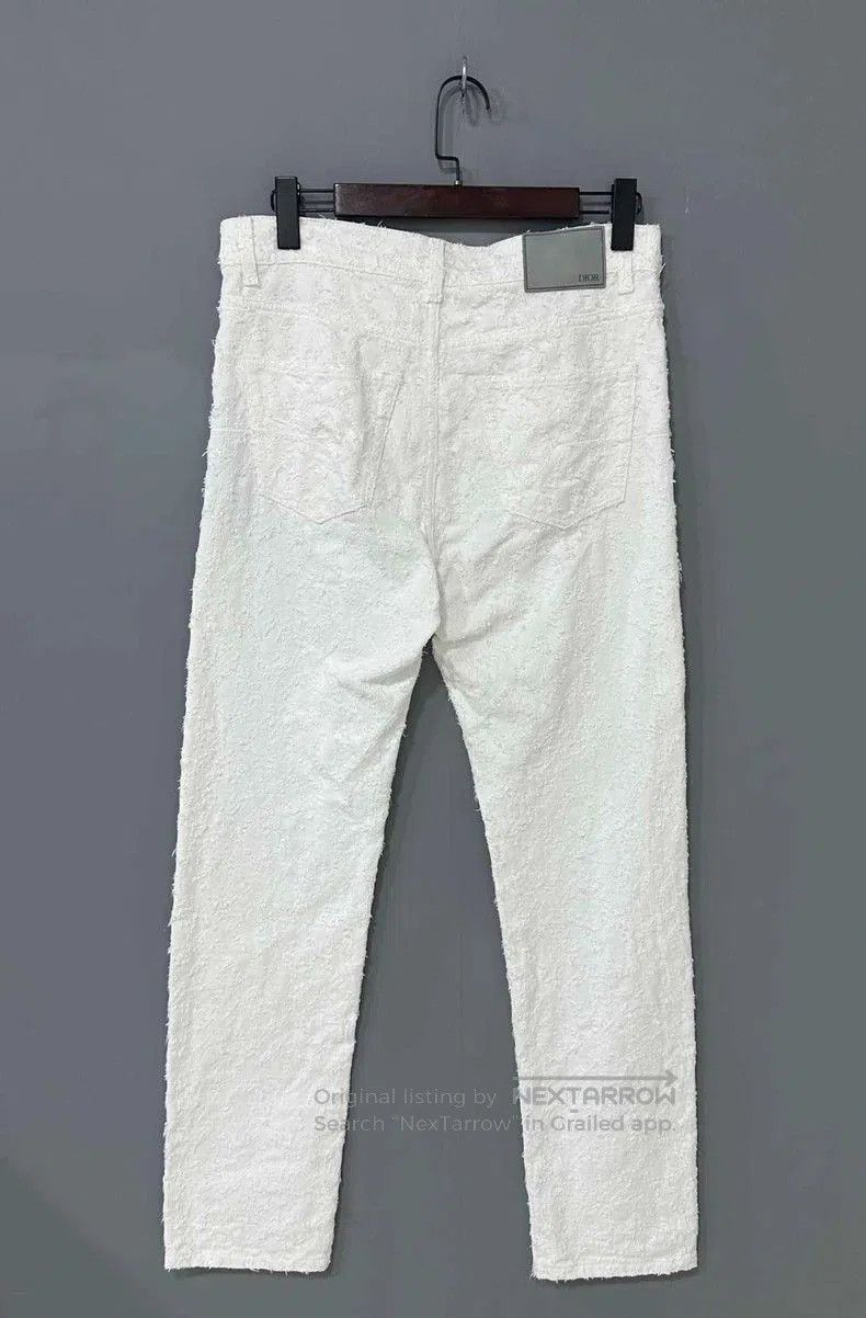 Dior Dior Distressed White Denim Jeans. Size US 31 - 3 Thumbnail