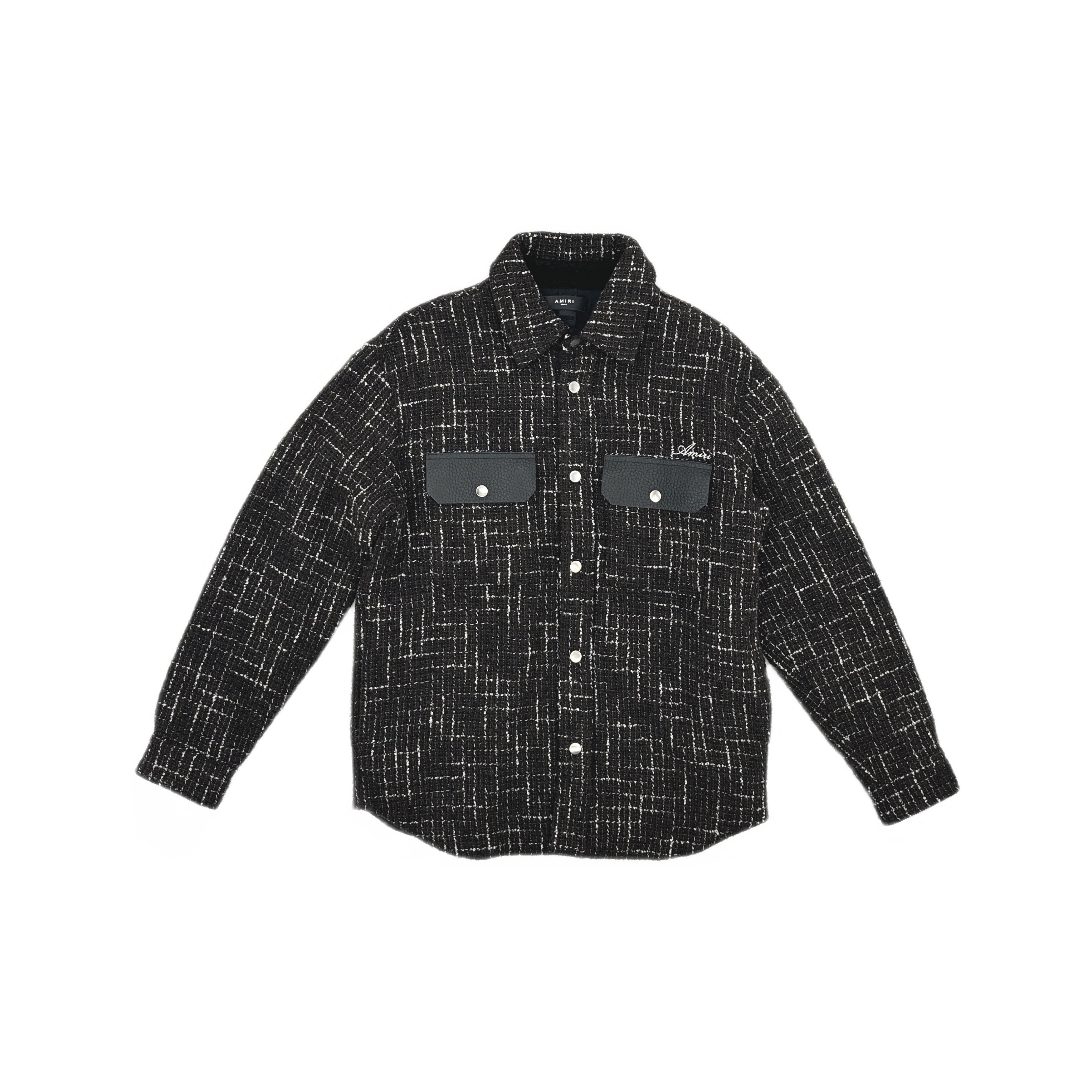 Amiri AMIRI Plaid Wool Blend Shirt Size S Size US S / EU 44-46 / 1 - 1 Thumbnail