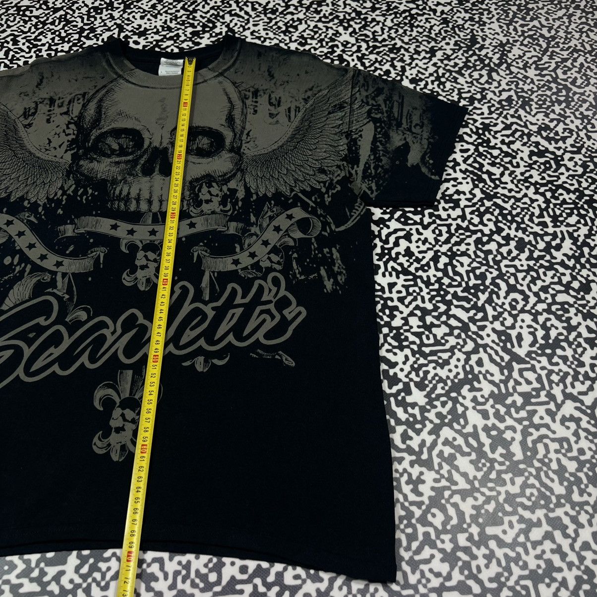 Affliction Vintage Y2K Affliction Skull Japanese Style Scarletts Tshirt Size US L / EU 52-54 / 3 - 14 Thumbnail
