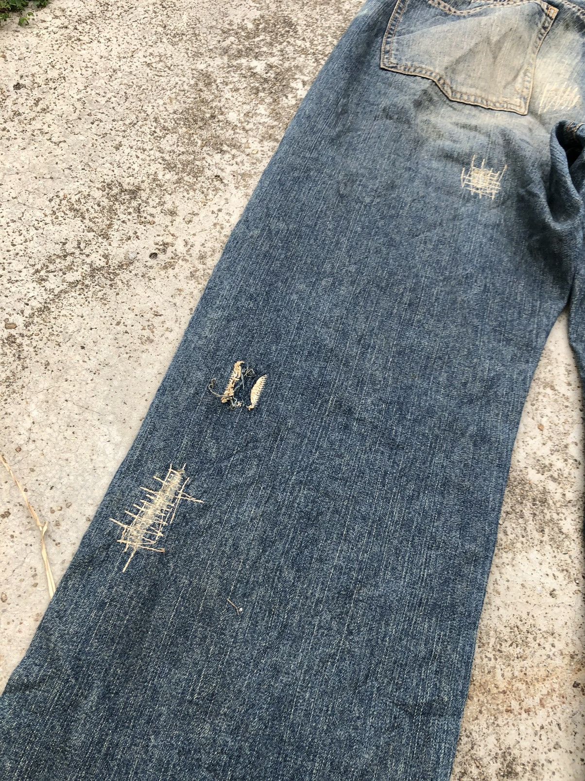 Hypebeast BORO RUSTY DENIM BY US BOARDER DENIM Size US 33 - 10 Thumbnail