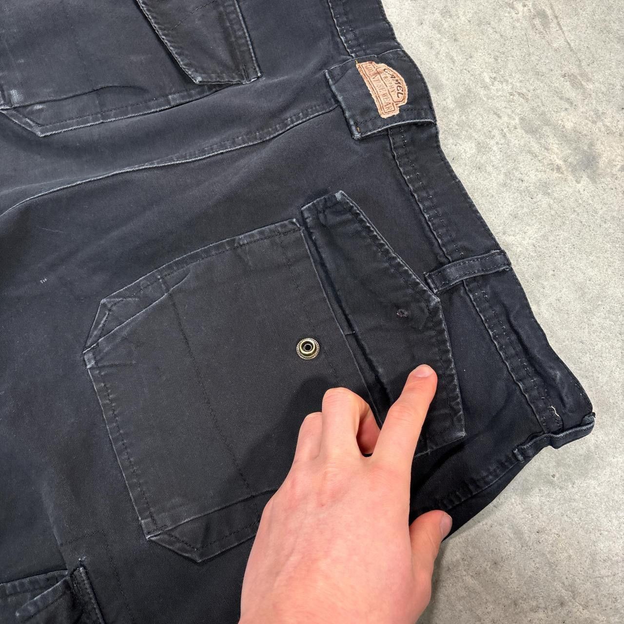 Camel Vintage Camel Collection Black Cargo Pants Size US 36 / EU 52 - 3 Thumbnail