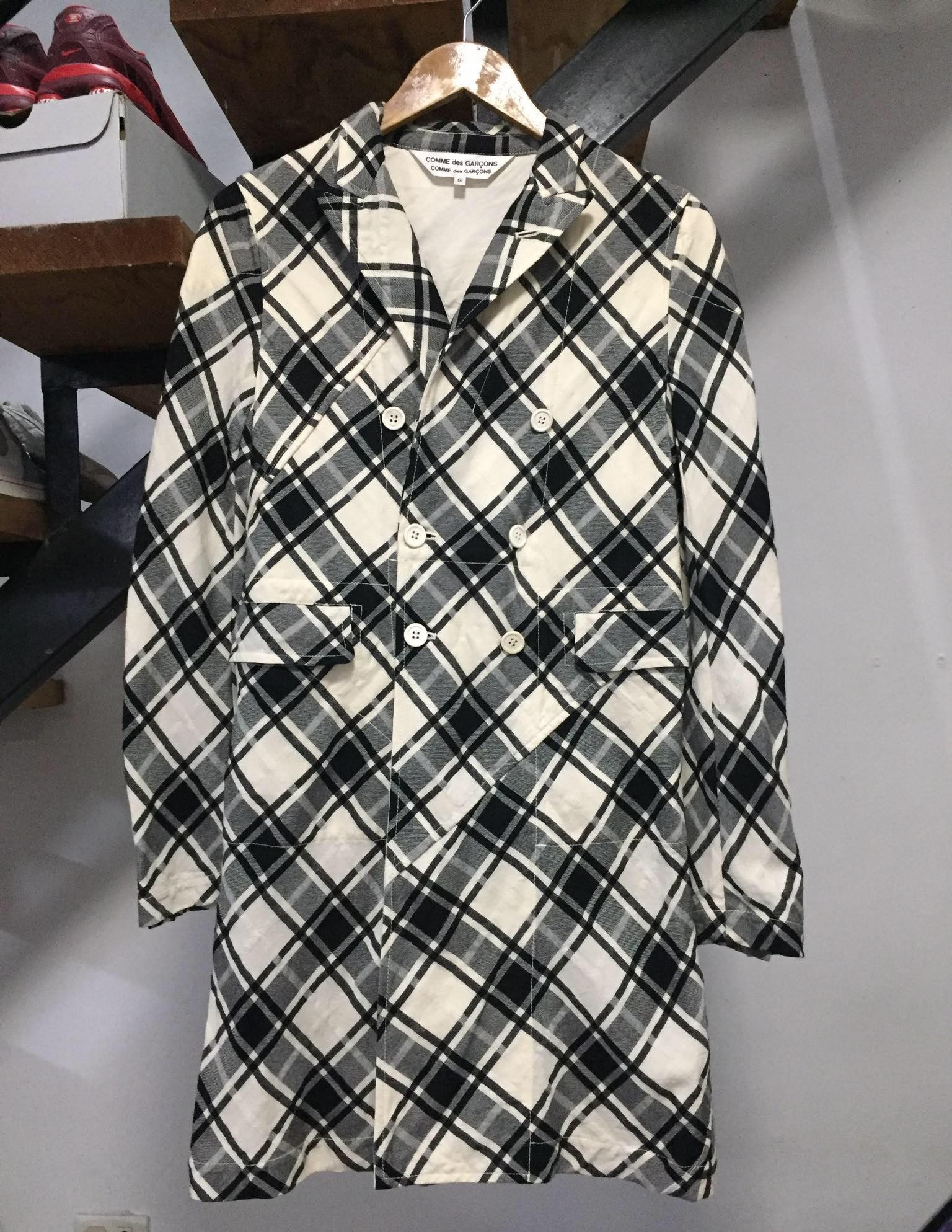 Comme des Garcons COMME DES GARCONS VINTAGE 2011 2 WAY TRENCH COAT Size S / US 4 / IT 40 - 1 Thumbnail