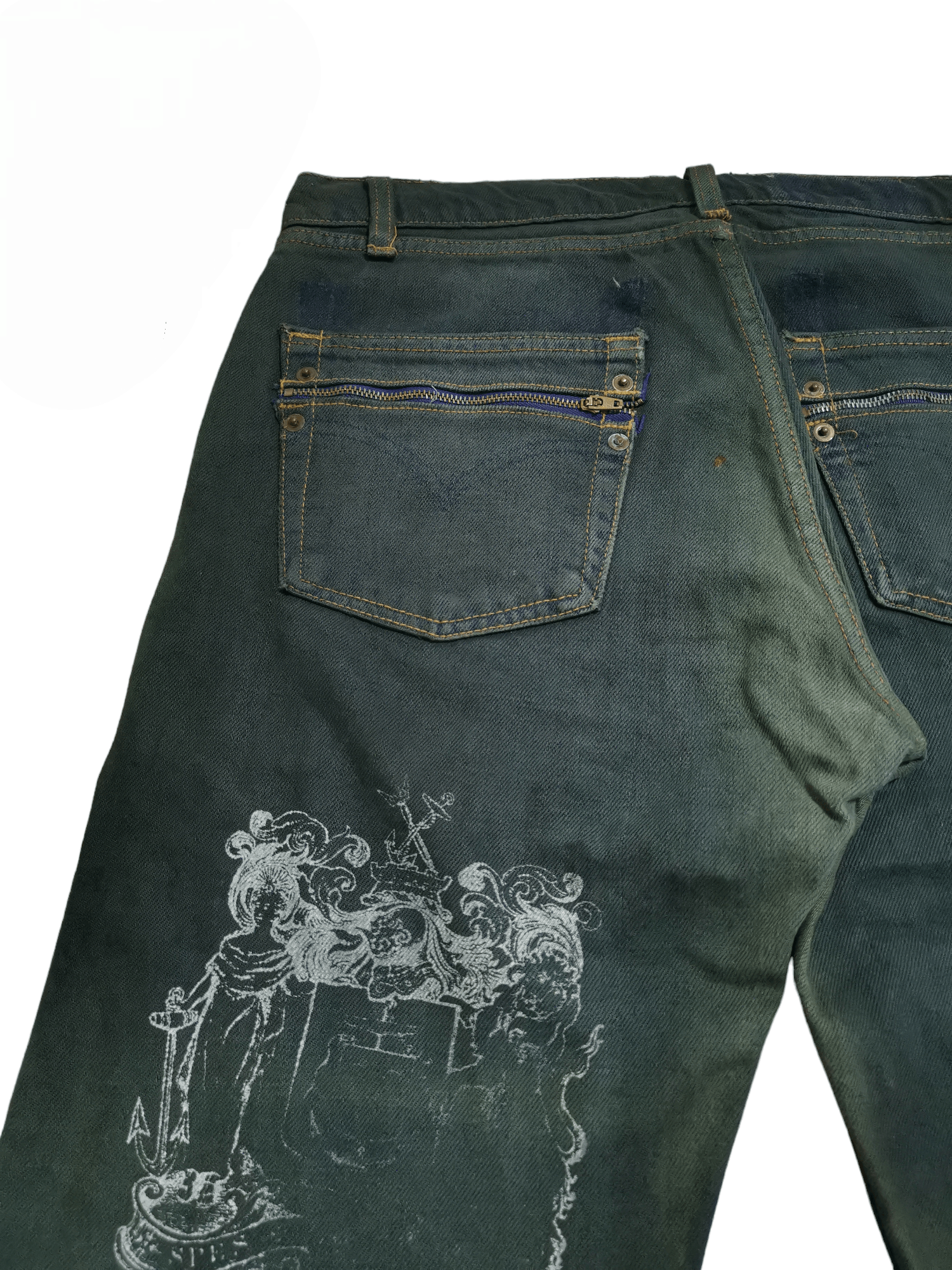 Jean × Vintage Japan Punk Seditionaries Patchwork Jeans Size US 34 / EU 50 - 15 Thumbnail