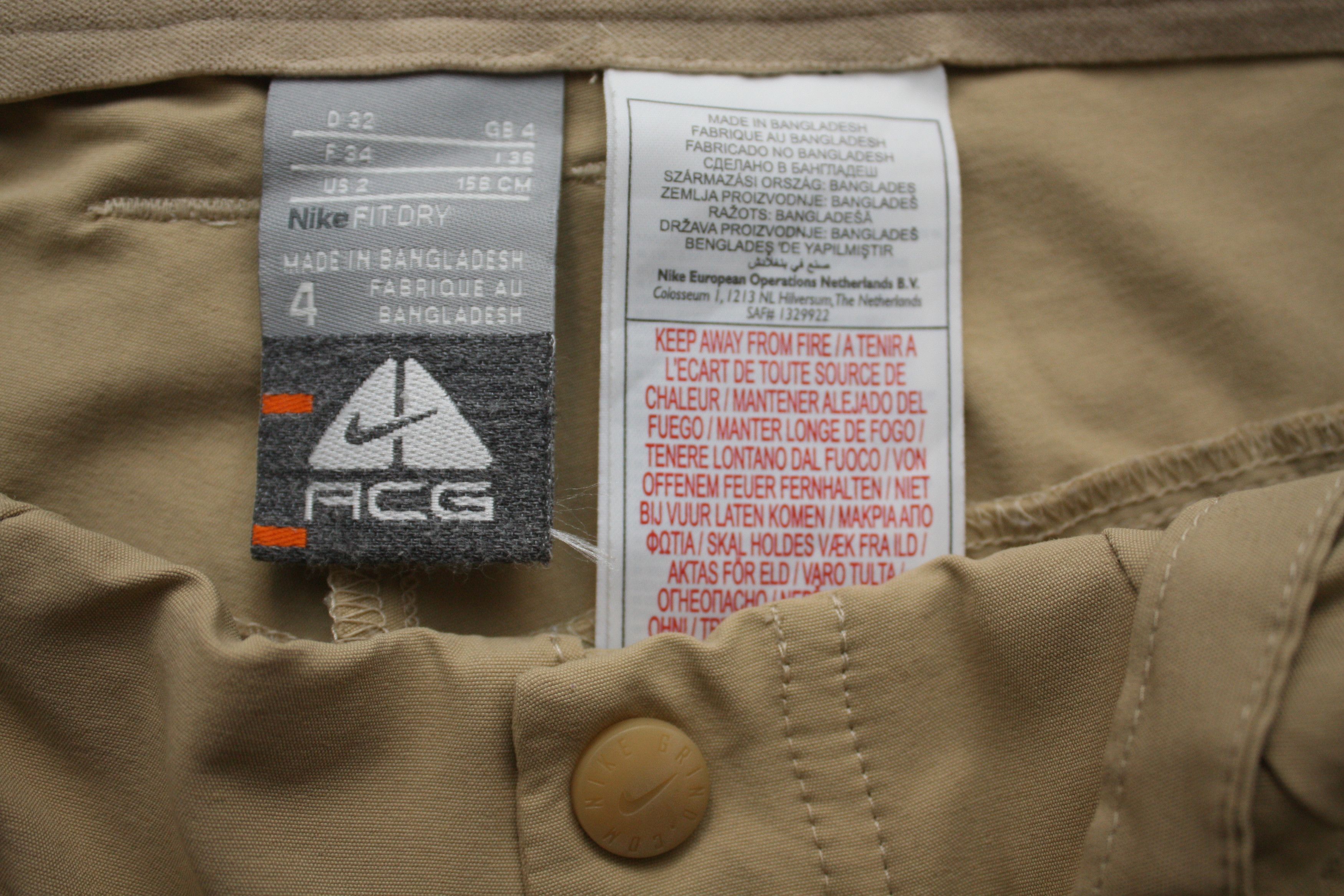 Nike ACG Nike ACG Vintage Beige Pants Women's US2 Size 26" / US 2 / IT 38 - 6 Thumbnail