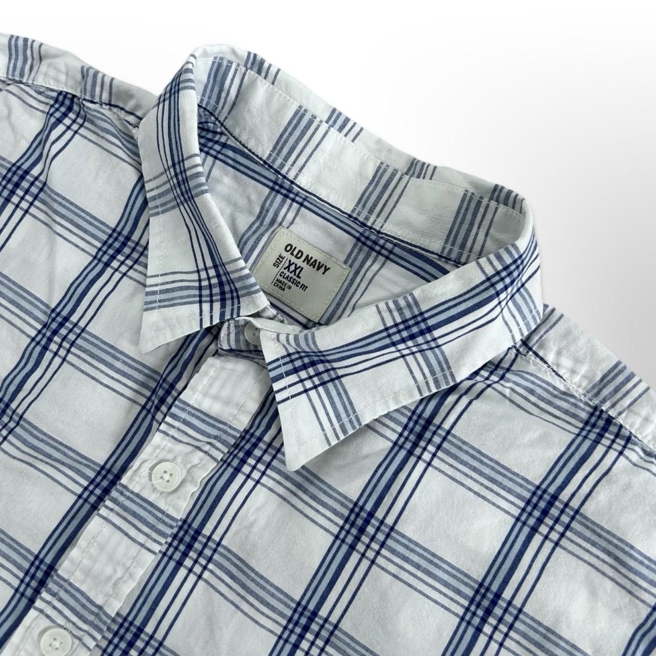 Old Navy × Vintage Vintage Oversized Cropped Checkered Long Sleeve Button Up Size US M / EU 48-50 / 2 - 7 Thumbnail