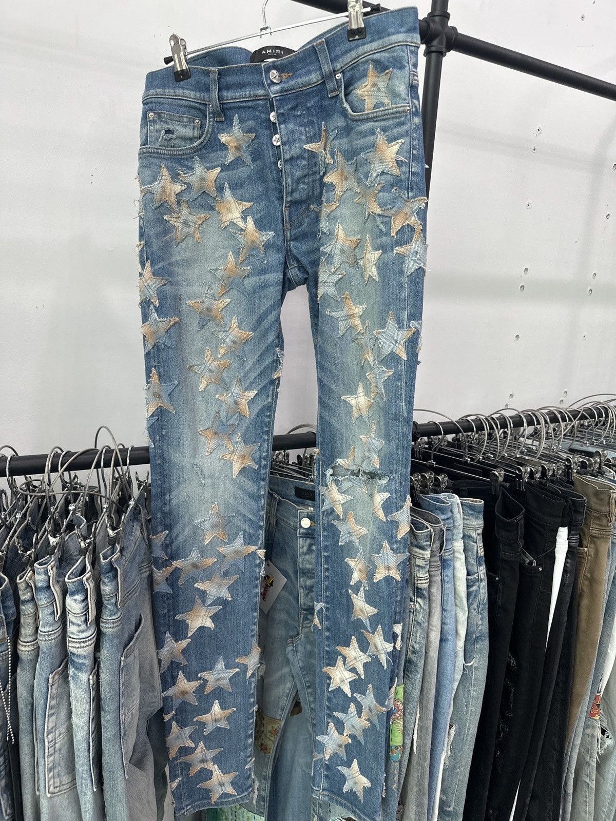 Amiri Amiri ‘70’s Chemist’ Indigo Jeans Size US 30 / EU 46 - 1 Thumbnail