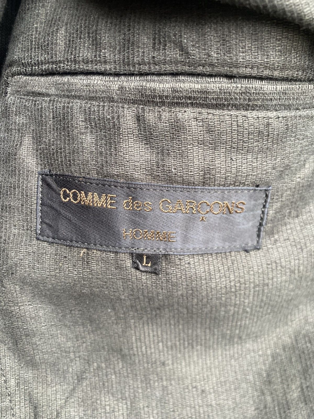 Comme des Garcons Vintage 1995 Comme des Garçons Waxed Boxy Jacket Size 50L - 10 Thumbnail