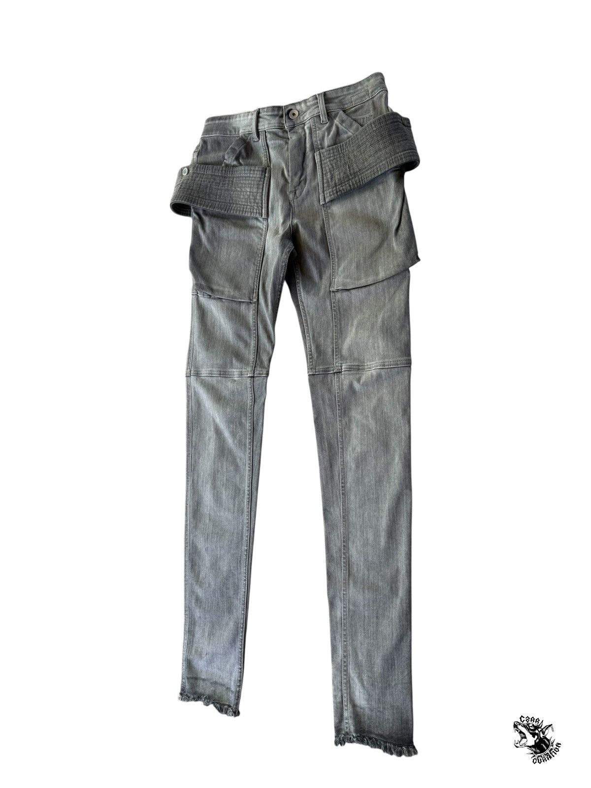 Rick Owens Rick owens denim creatch cargos Size US 27 - 6 Thumbnail