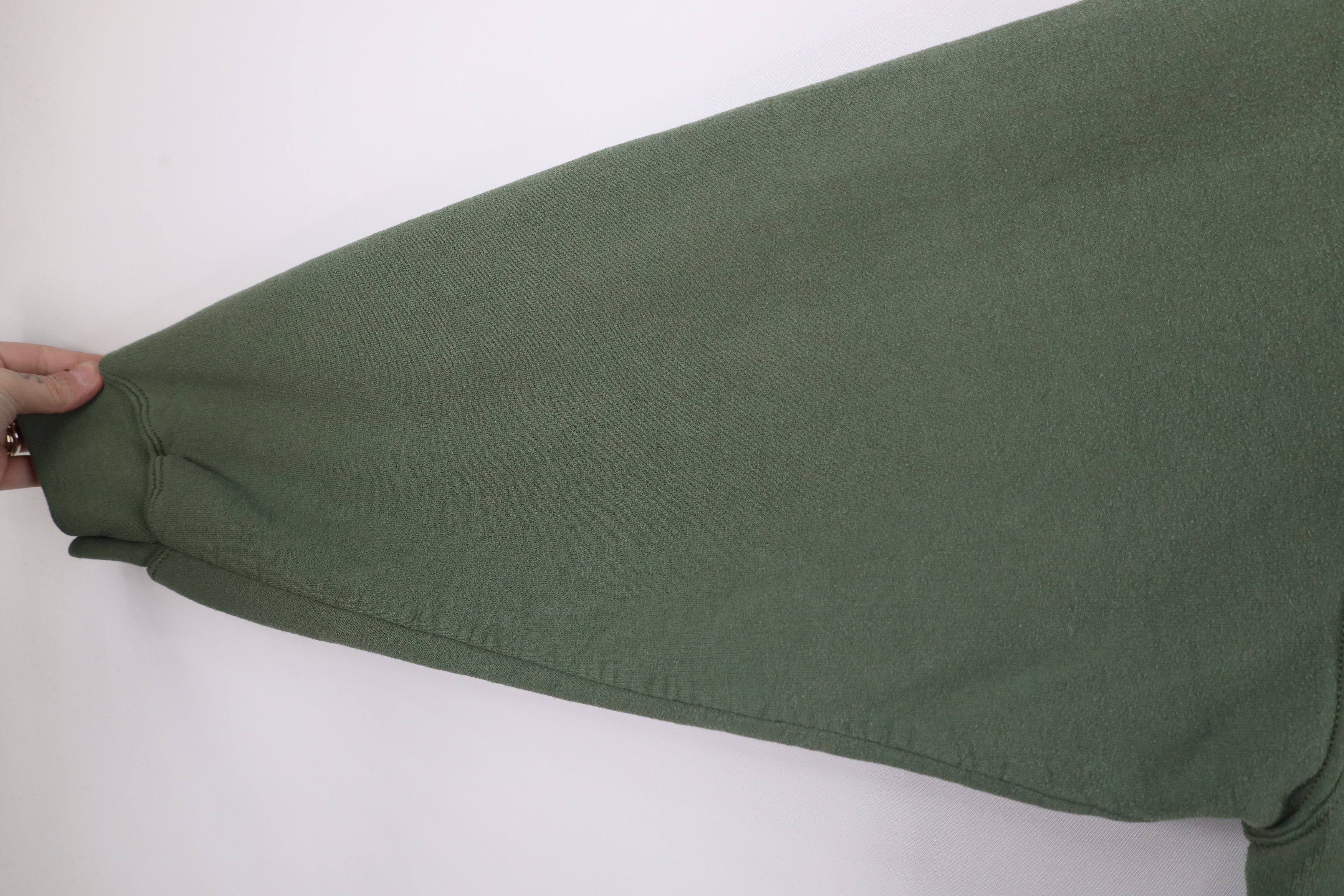 Vintage Vintage 90s Streetwear Bald Eagle Crewneck Sweatshirt Green Size US XXL / EU 58 / 5 - 6 Thumbnail