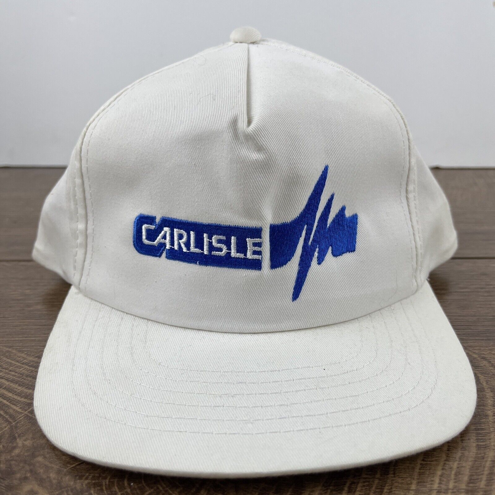 Other Carlisle Hat Carlisle Hat White Hat Adjustable Snapback Adul Size ONE SIZE - 3 Thumbnail
