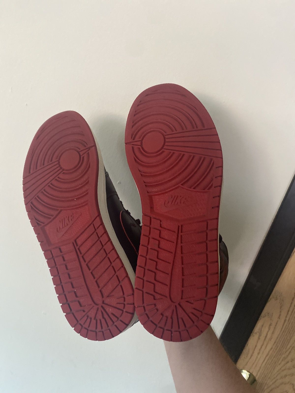 Jordan Brand × Nike Jordan 1 black red Size US 10.5 / EU 43-44 - 5 Thumbnail
