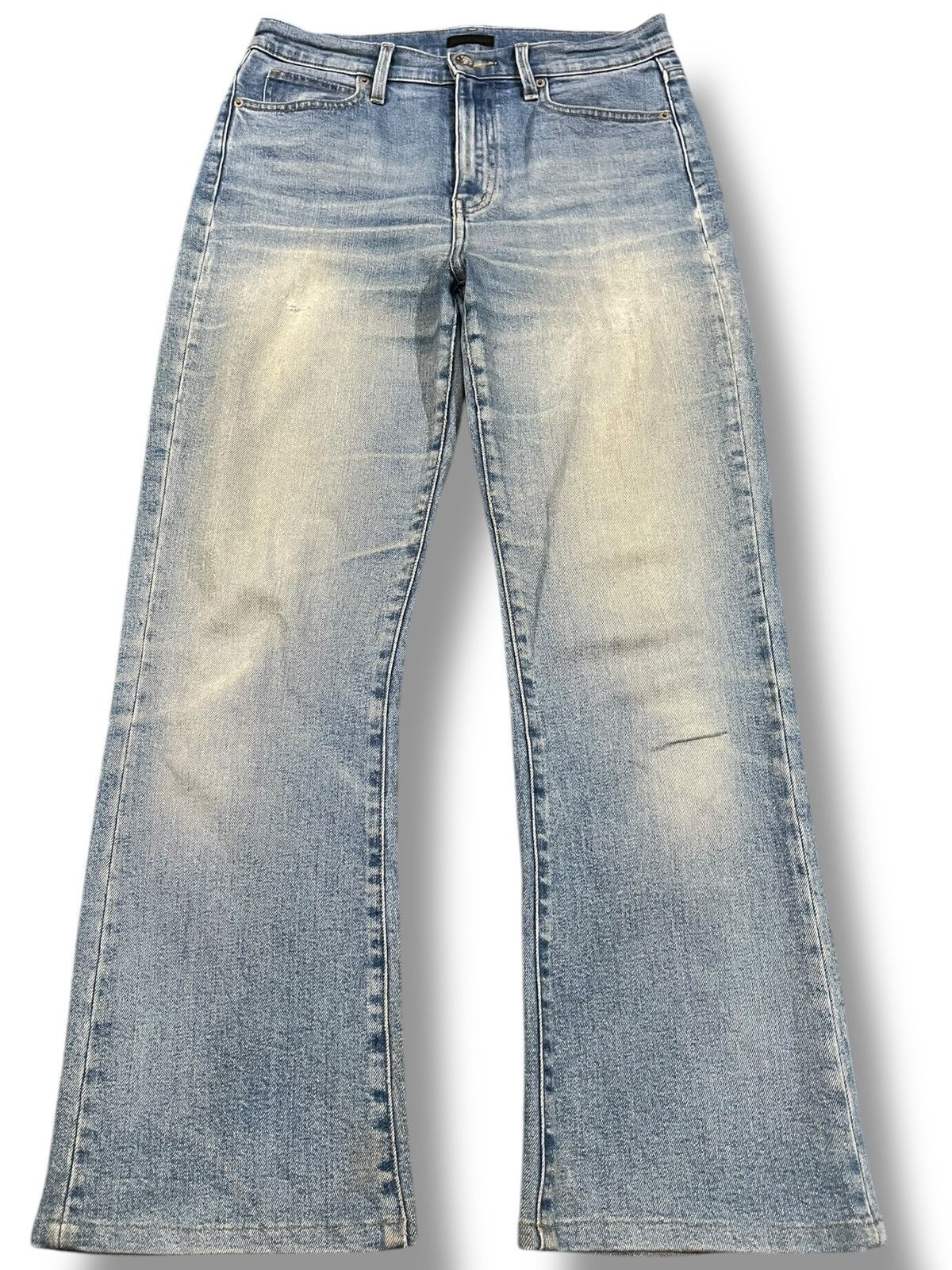 Uniqlo Vintage Uniqlo Low Rise Flare Bootcut Denim Size US 29 - 1 Thumbnail