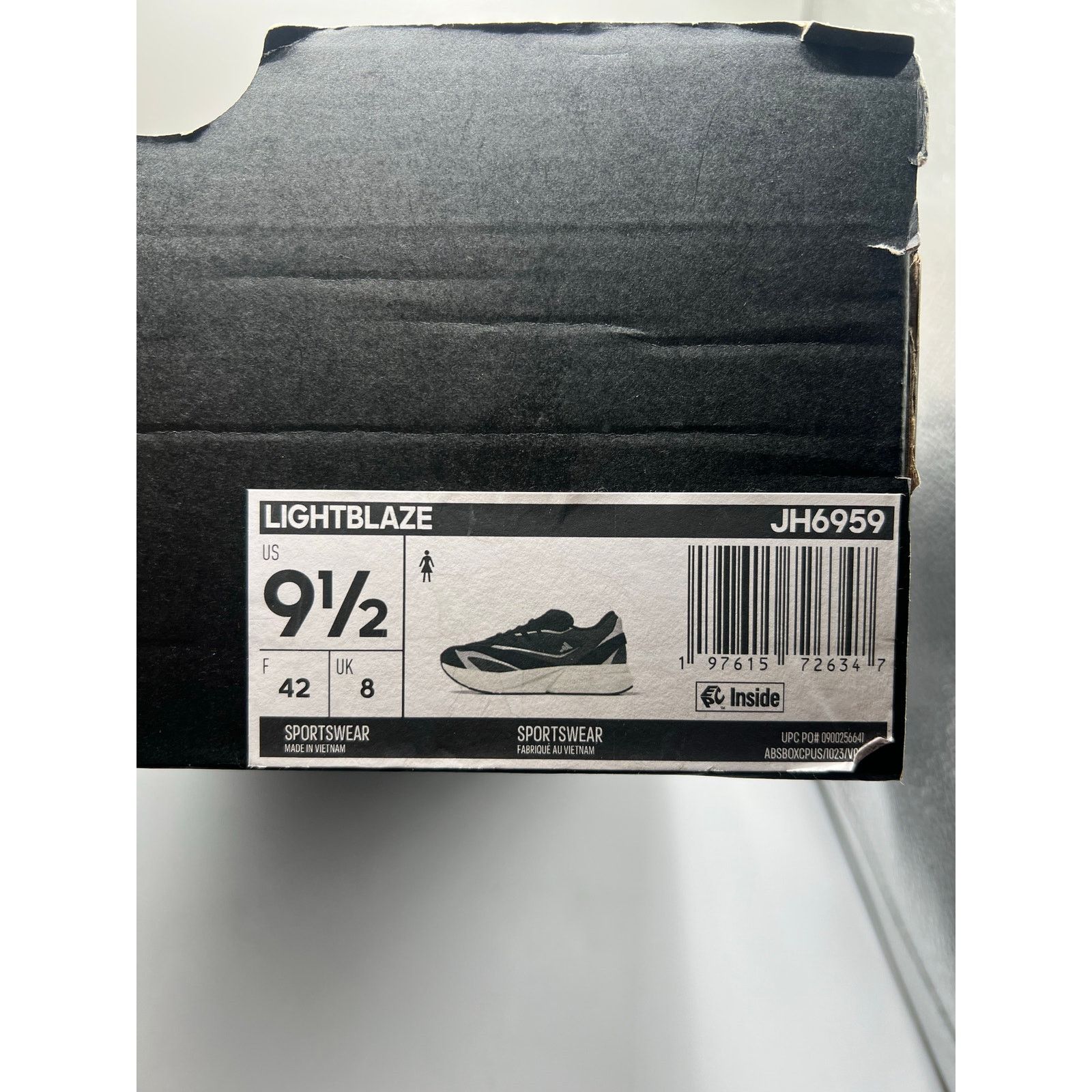 Adidas Adidas Lightstride “Black Silver Metallic” size 9.5 women’s Size US 9.5 / IT 39.5 - 7 Thumbnail