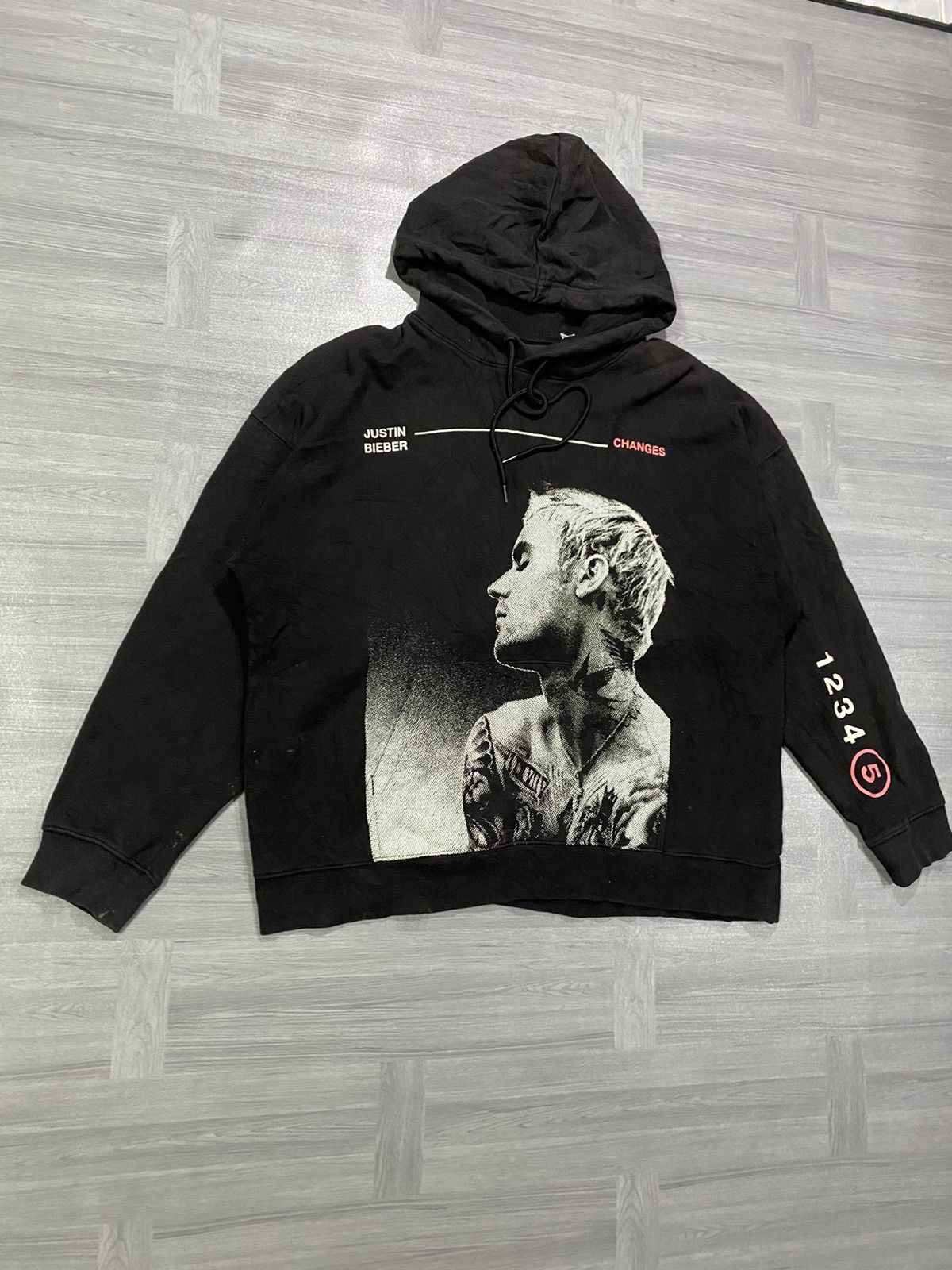 Justin Bieber H&M Justin Bieber Black Hoodie Size US XL / EU 56 / 4 - 3 Thumbnail