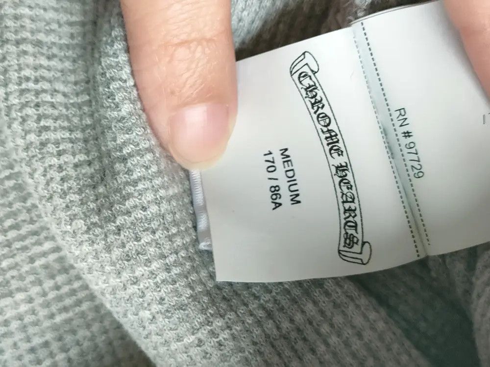 Chrome Hearts Chrome Hearts CH Embroidered Waffle Long Sleeve T Size US M / EU 48-50 / 2 - 11 Thumbnail