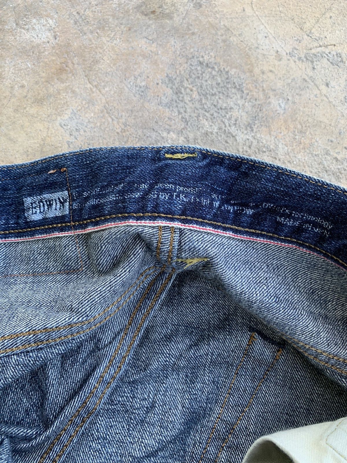 Edwin × Japanese Brand Edwin Selvedge Distressed Denim Size US 28 / EU 44 - 16 Thumbnail