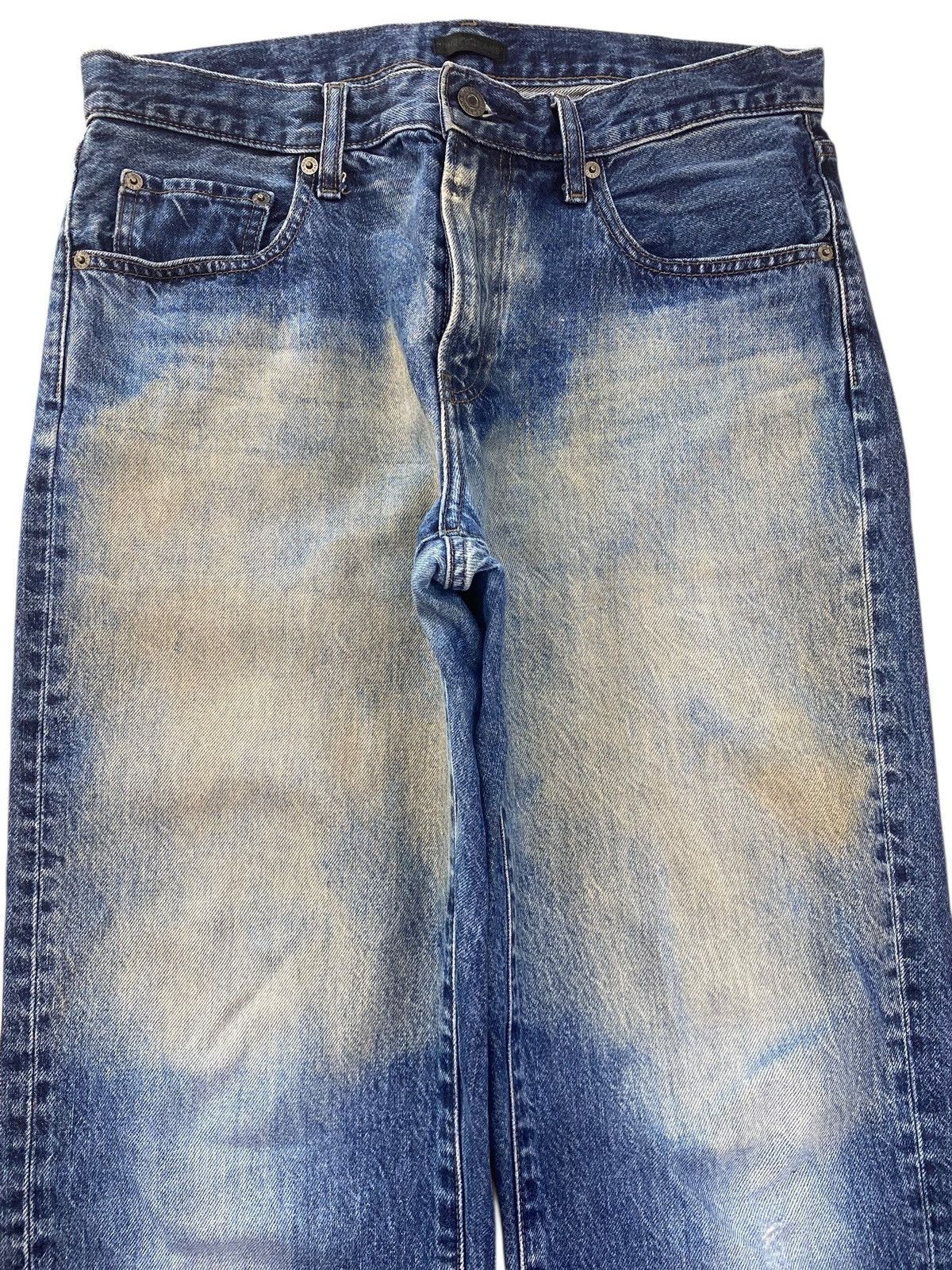 Uniqlo Uniqlo Mud Wash Style Straight Leg Jeans Size US 32 / EU 48 - 2 Thumbnail