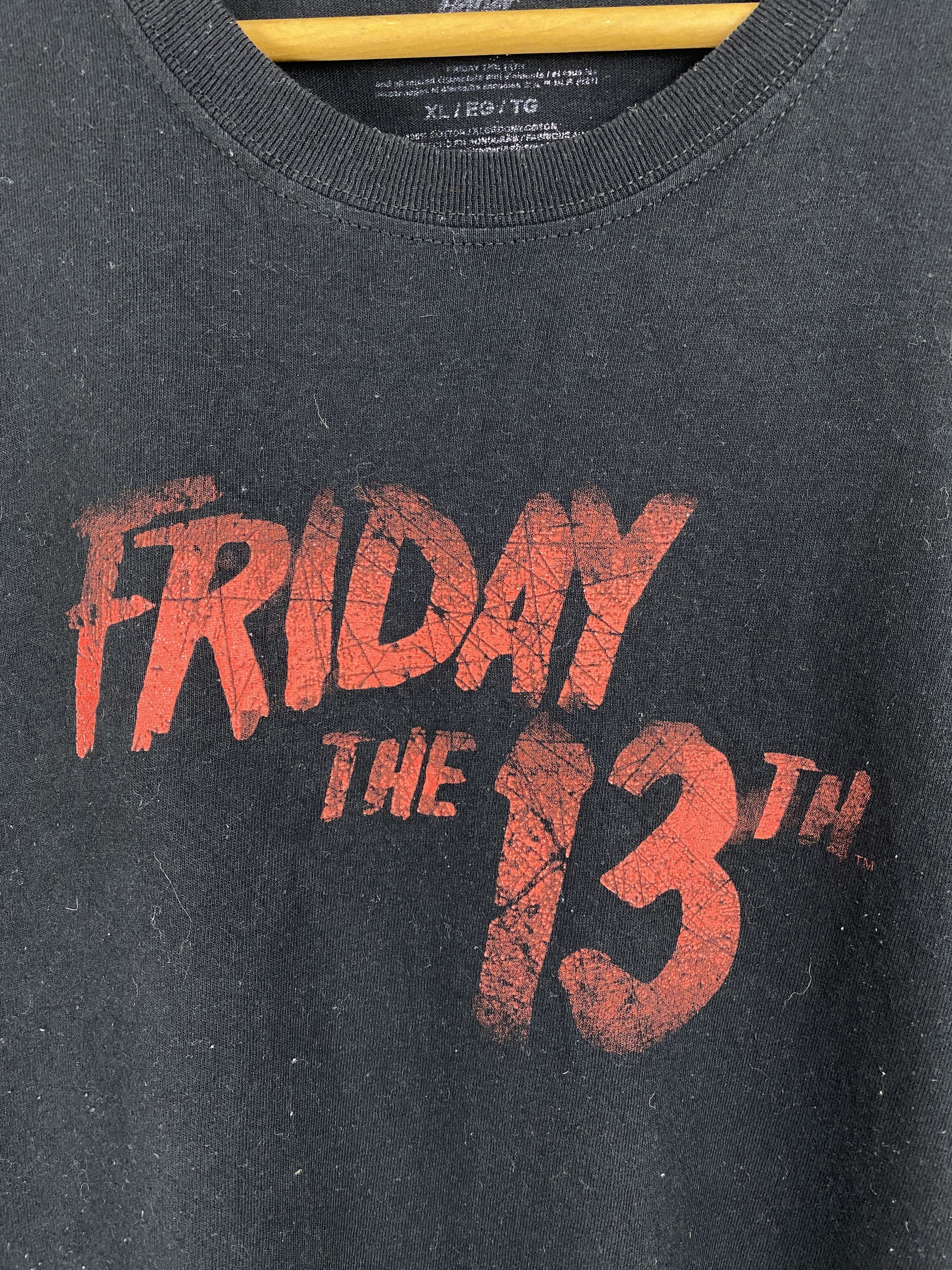 Vintage Vintage Friday The 13th Movie T Shirt TA0683 Size US XL / EU 56 / 4 - 8 Thumbnail