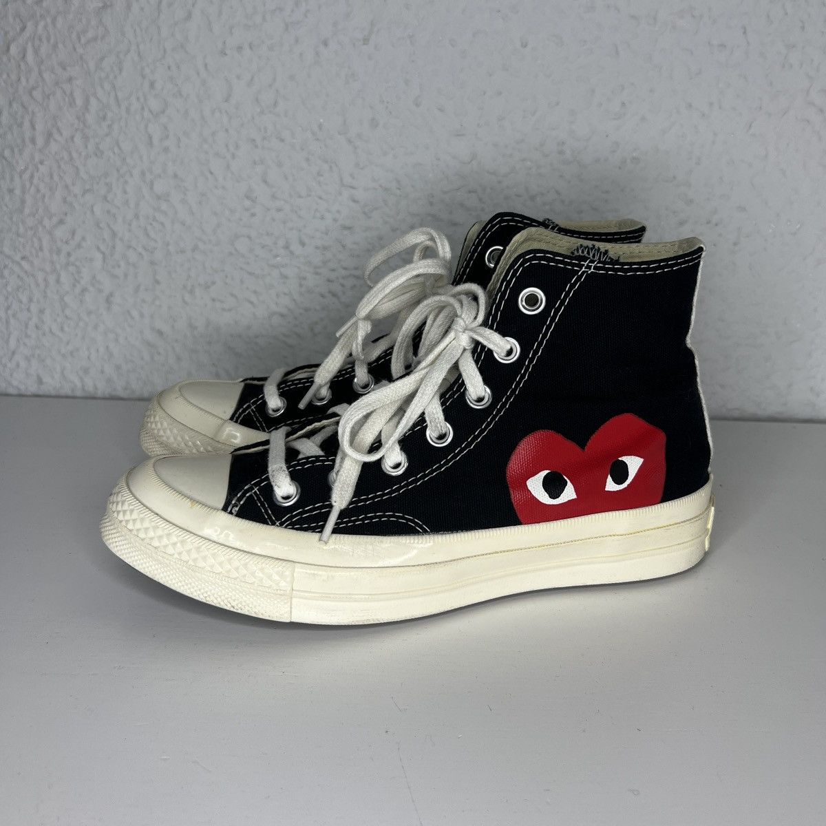 CDG by Comme des Garcons Play Comme des garçons women’s high sneakers 5 UK convers Size US 7.5 / IT 37.5 - 1 Thumbnail