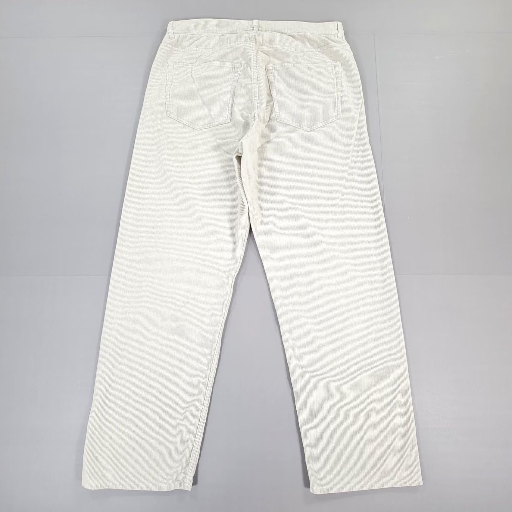 Arket Arket Mens Trousers Grey W34 L30 Corduroy Pants Straight Leg 50 Size US 34 / EU 50 - 8 Thumbnail