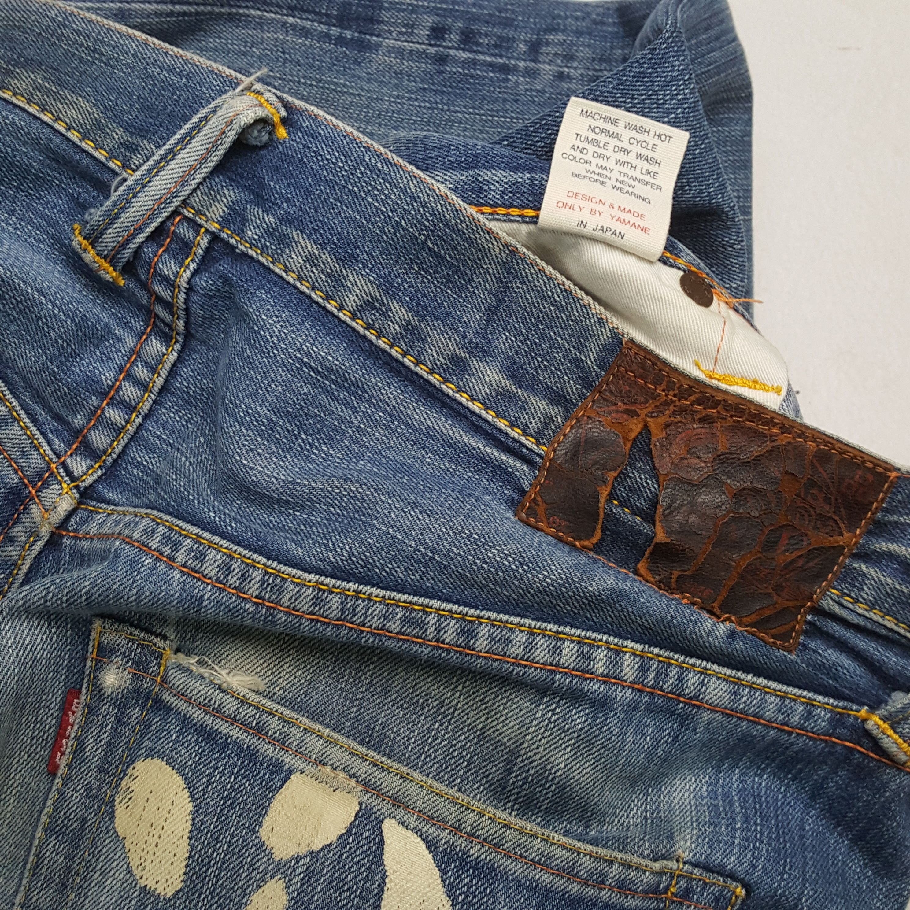 Evisu × Japanese Brand × Vintage Vintage EVISU Japanese Brand Daicock Custom Style Jeans Size US 34 / EU 50 - 14 Thumbnail