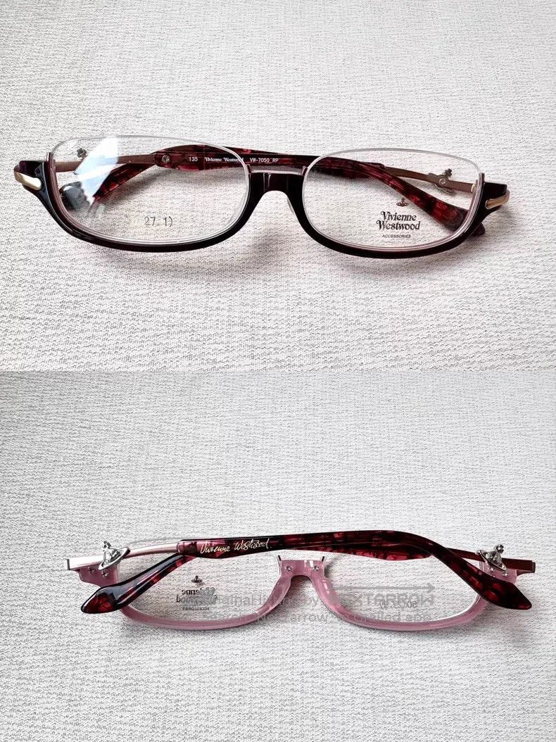 Vivienne Westwood Vivienne Westwood Rare Red Pink Turtle Shell Saturn Semi-F Size ONE SIZE - 2 Thumbnail
