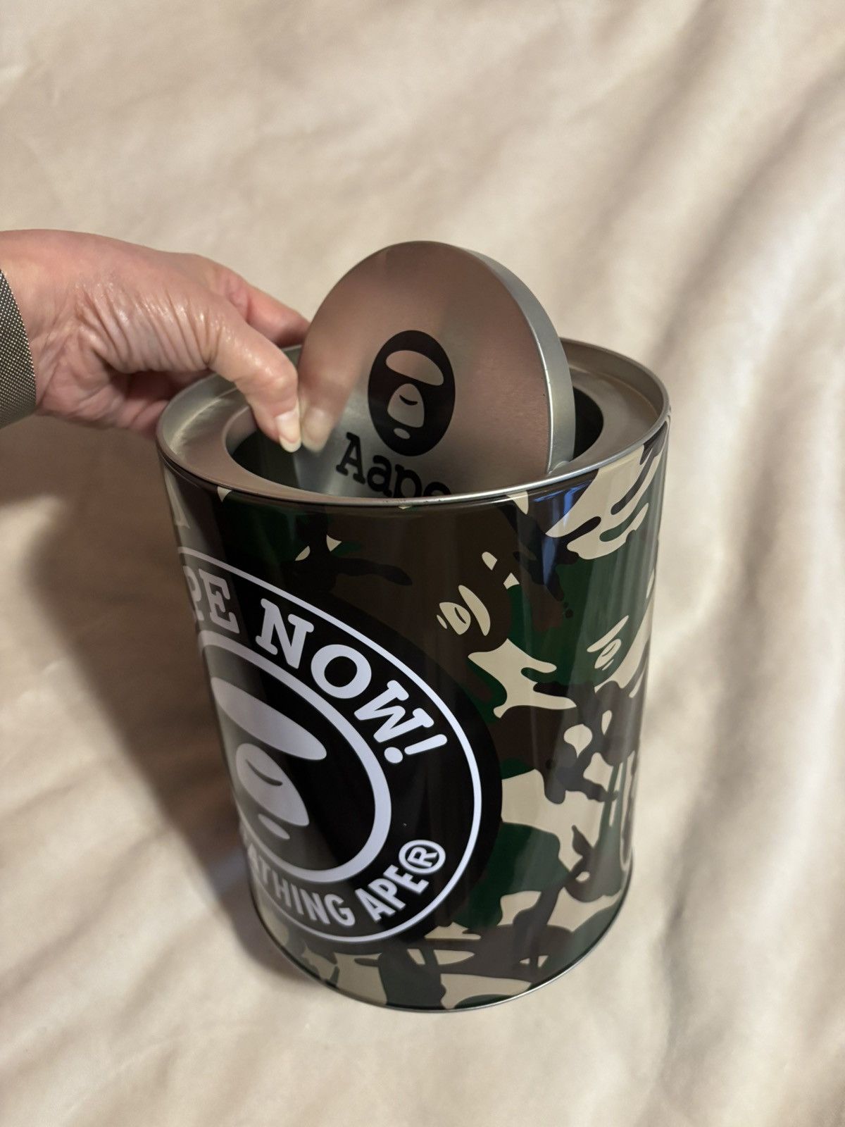 Aape AAPE Tin Trash Can Size ONE SIZE - 5 Thumbnail