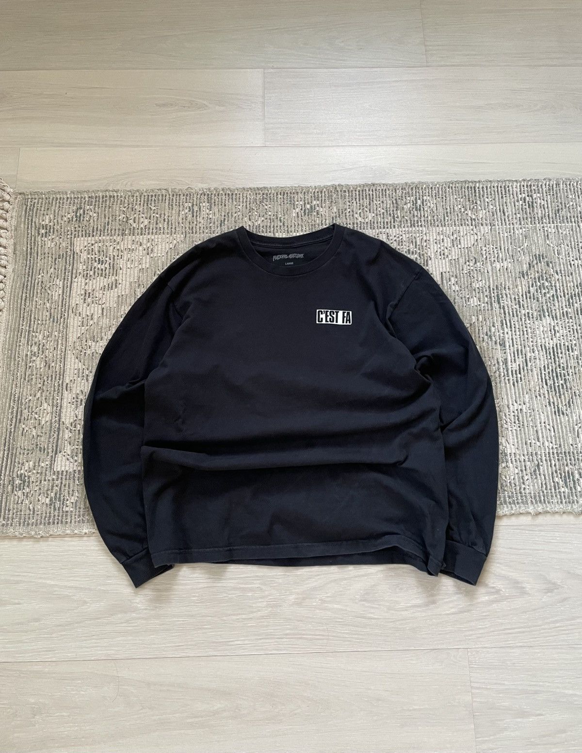 Fucking Awesome Vintage Rare Fucking Awesome Cest FA Black Longsleeve Sk8 Size US L / EU 52-54 / 3 - 2 Thumbnail