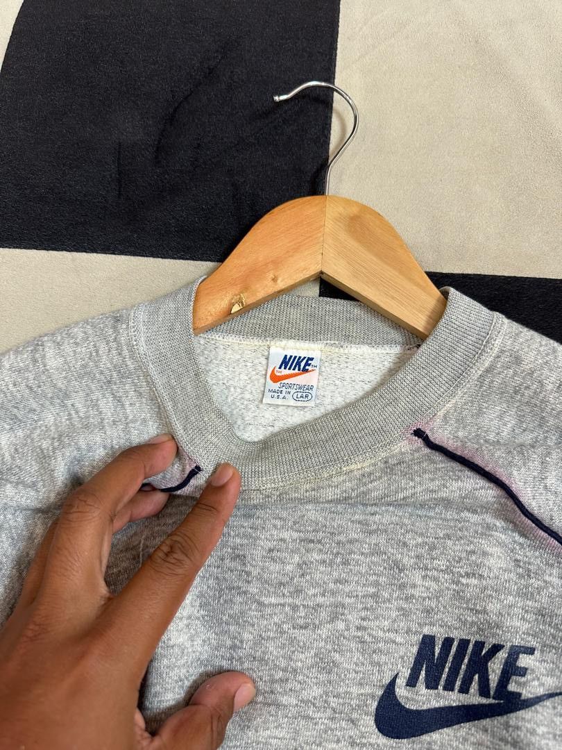 Nike × Vintage VINTAGE 80’s NIKE SWEATSHIRT Size US L / EU 52-54 / 3 - 2 Thumbnail