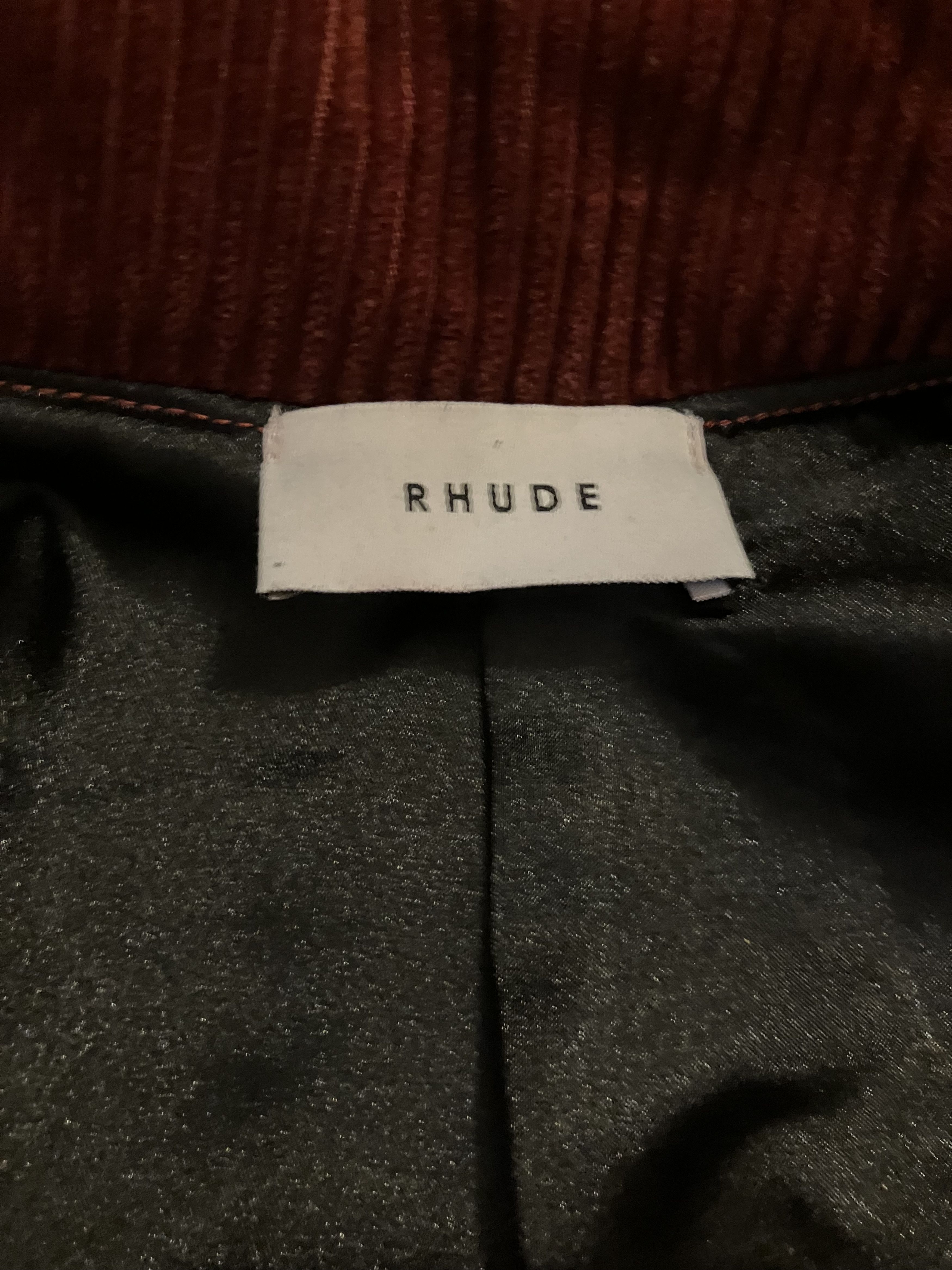 Rhude Rhude Chateau Paraiso corduroy jacket GRAIL red size small Size US S / EU 44-46 / 1 - 11 Thumbnail