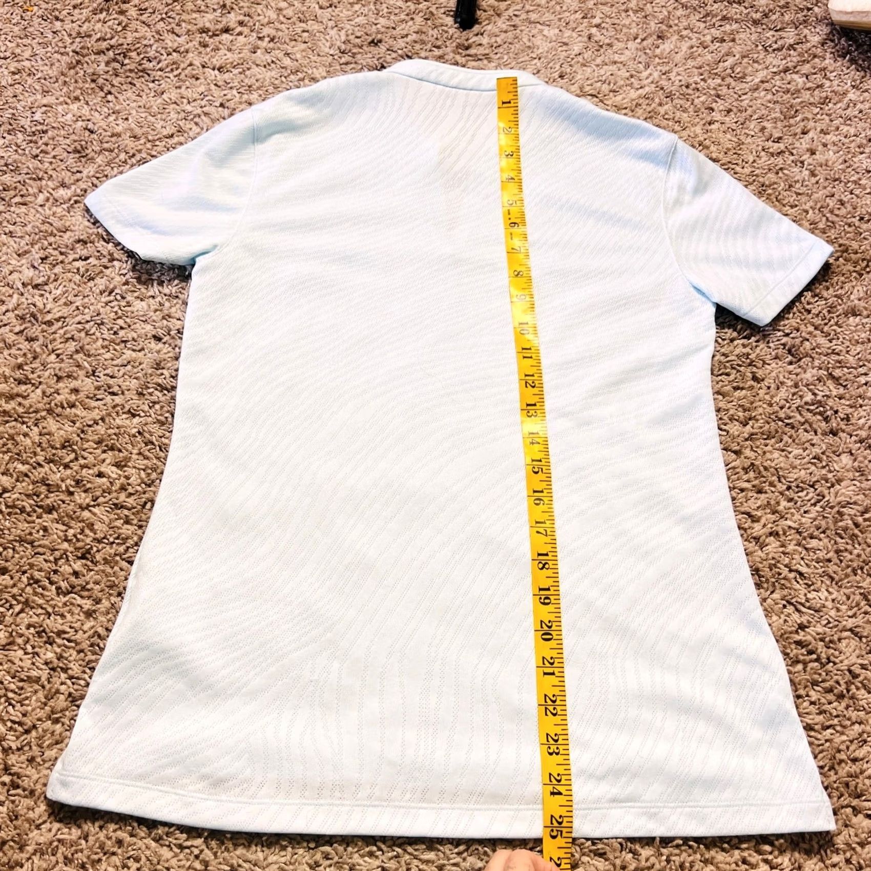 Nike VINTAGE Nike Golf Shirt Womens S Short Sleeve Dri Fit Pastel Blue Athletic Outdoor 90s Retro Womens Size S / US 4 / IT 40 - 3 Thumbnail