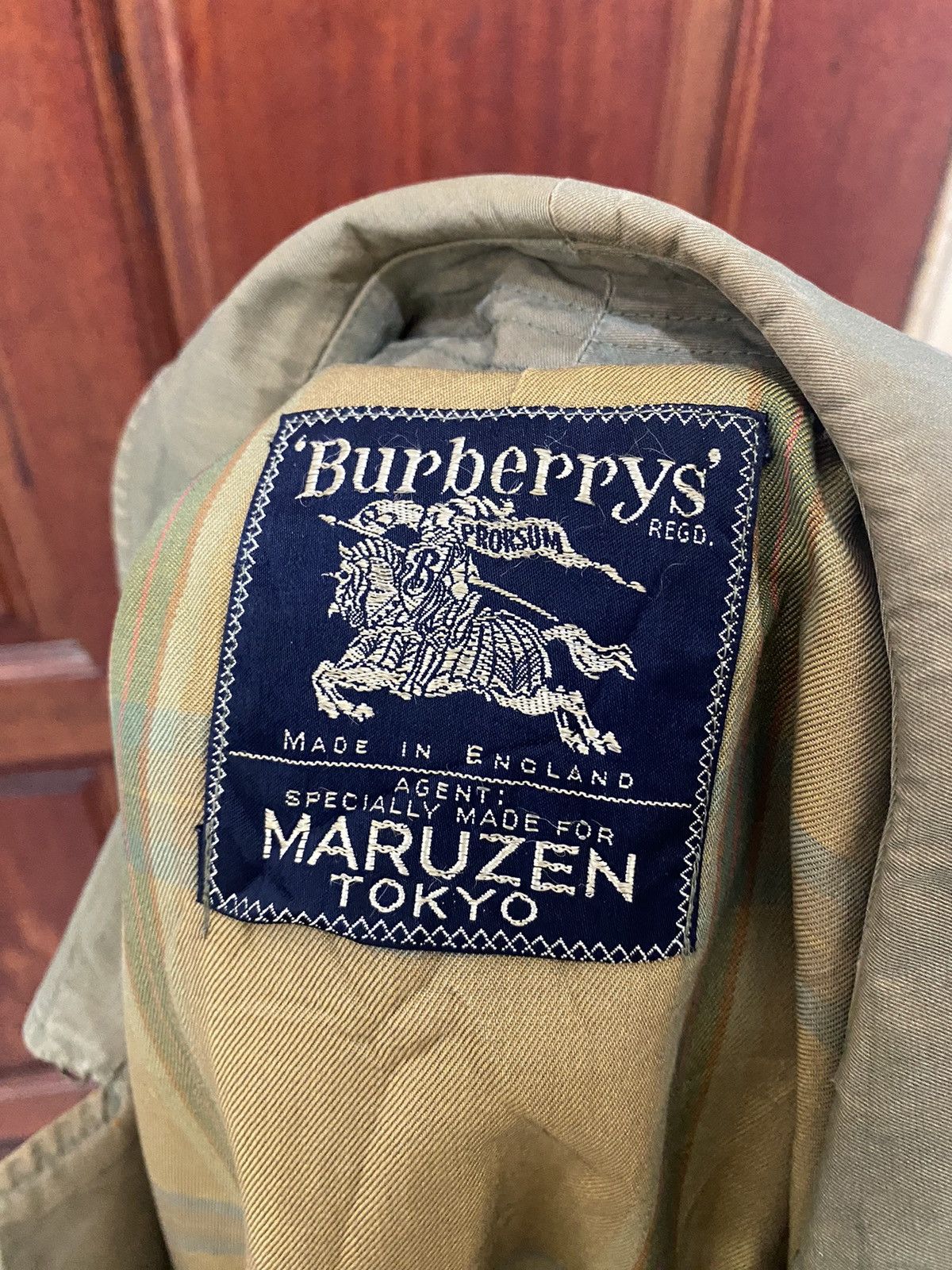 Vintage Burberry Maruzen Tokyo Trench Coat Single Breasted