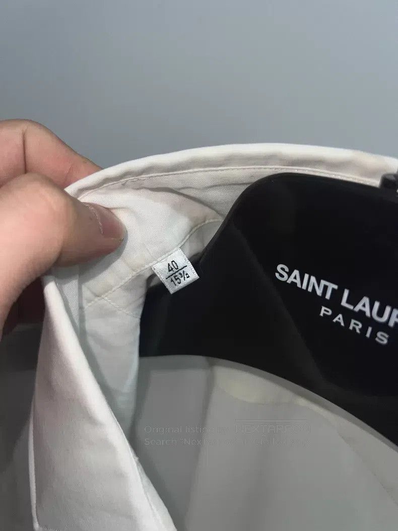 Saint Laurent Paris Saint Laurent Paris Bellows Organ Shirt i Size S / US 4 / IT 40 - 6 Thumbnail