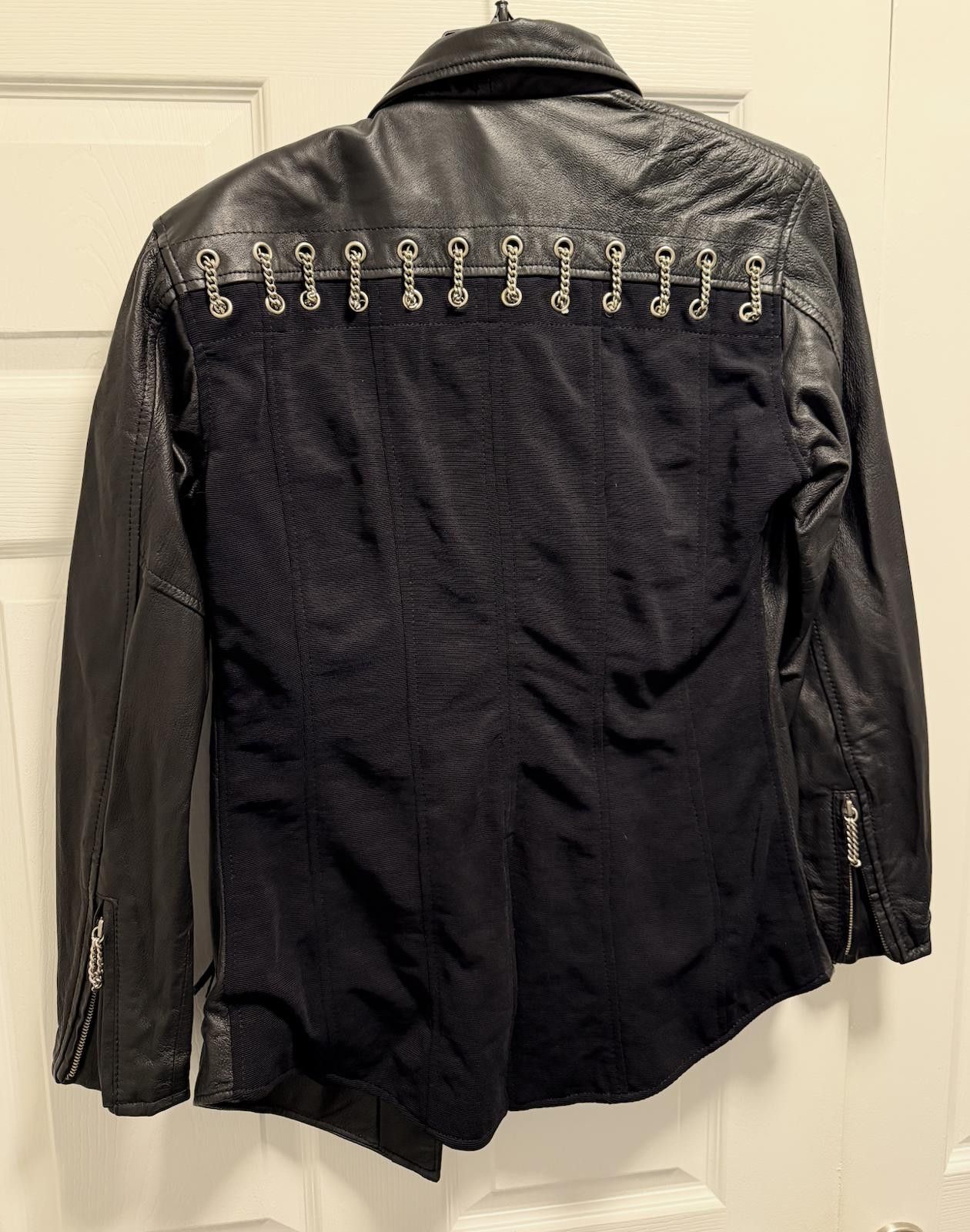 Harley Davidson Harley-Davidson Genuine Leather Chain Detail Jacket S Size S / US 4 / IT 40 - 7 Thumbnail