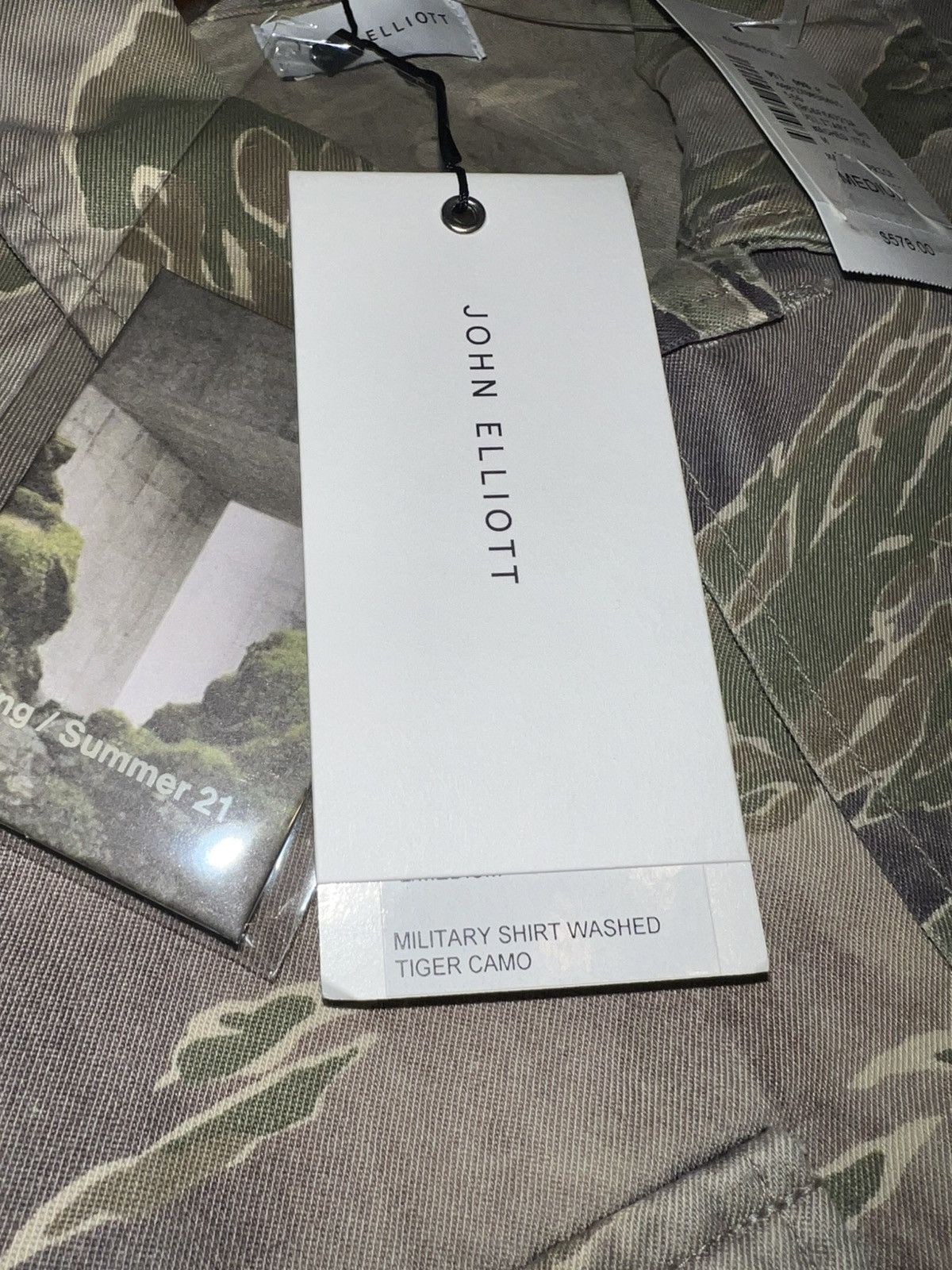 John Elliott Military Hemi Shirt Washed Tiger Camo Size US M / EU 48-50 / 2 - 7 Thumbnail