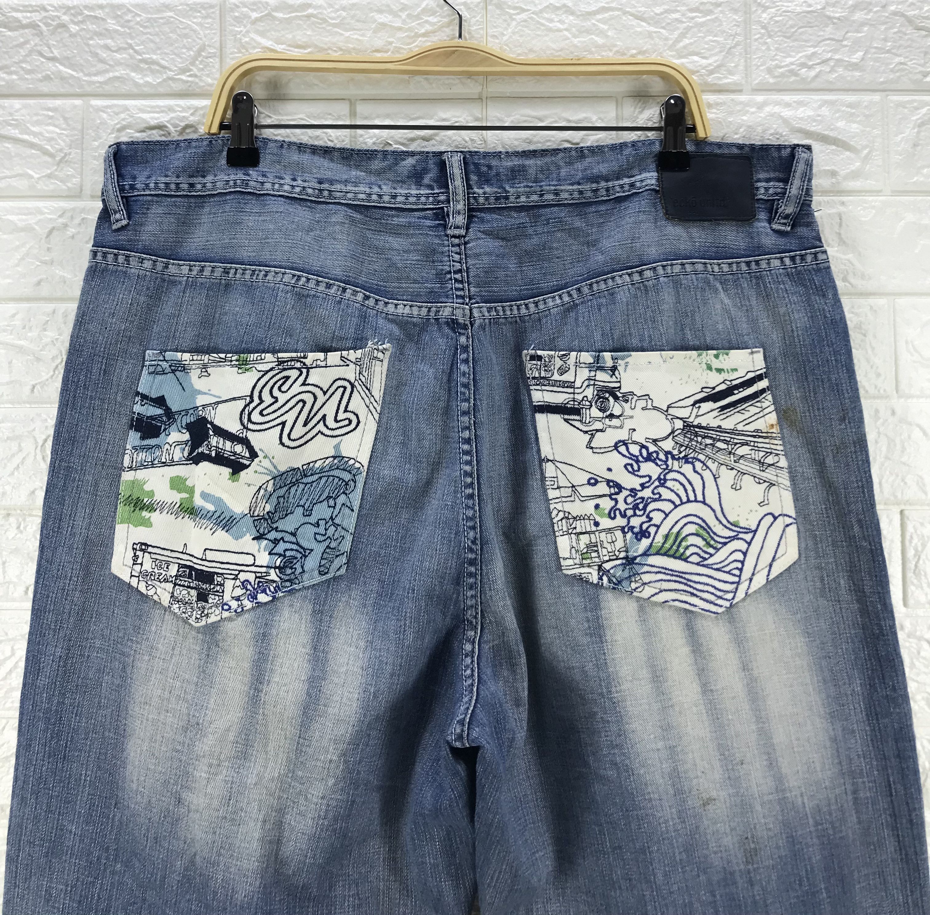 Ecko Unltd. Vintage Y2K Ecko UNLTD Baggy Jeans Size US 38 / EU 54 - 2 Thumbnail