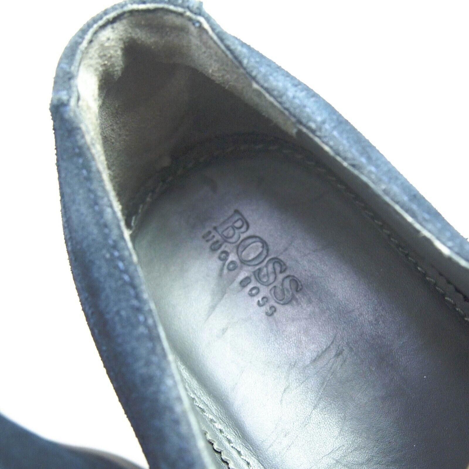 Hugo Boss Hugo Boss Derby Oxfords Blue Suede Mens EU 44.5 US 11.5 $520 Size US 11.5 / EU 44-45 - 6 Thumbnail
