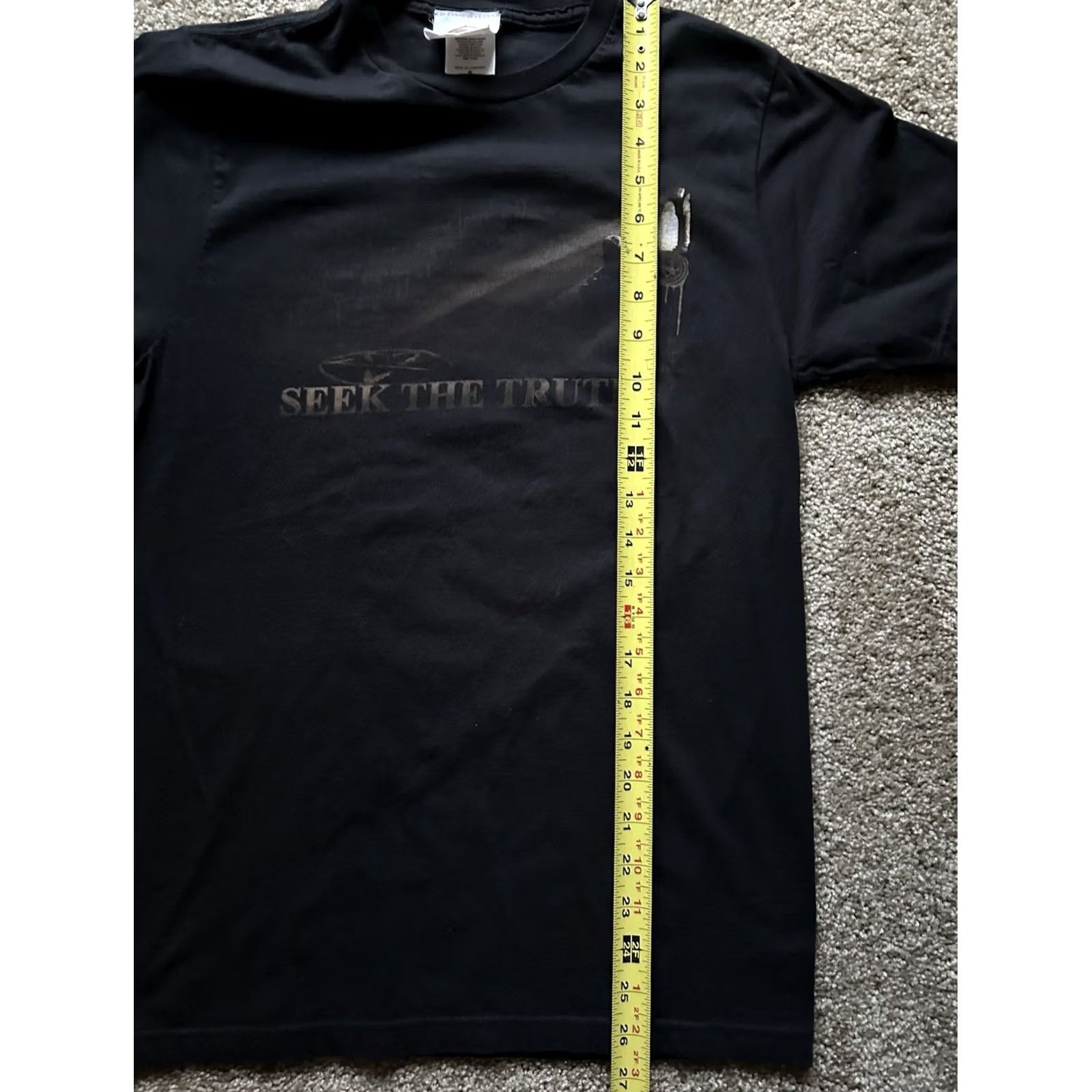 Vintage VINTAGE Da Vinci Code Movie Promo T Shirt Women’s M Black Short Sleeve Cotton Casual Sleeve Shirt Womens Movie Mens? Size M / US 6-8 / IT 42-44 - 7 Thumbnail