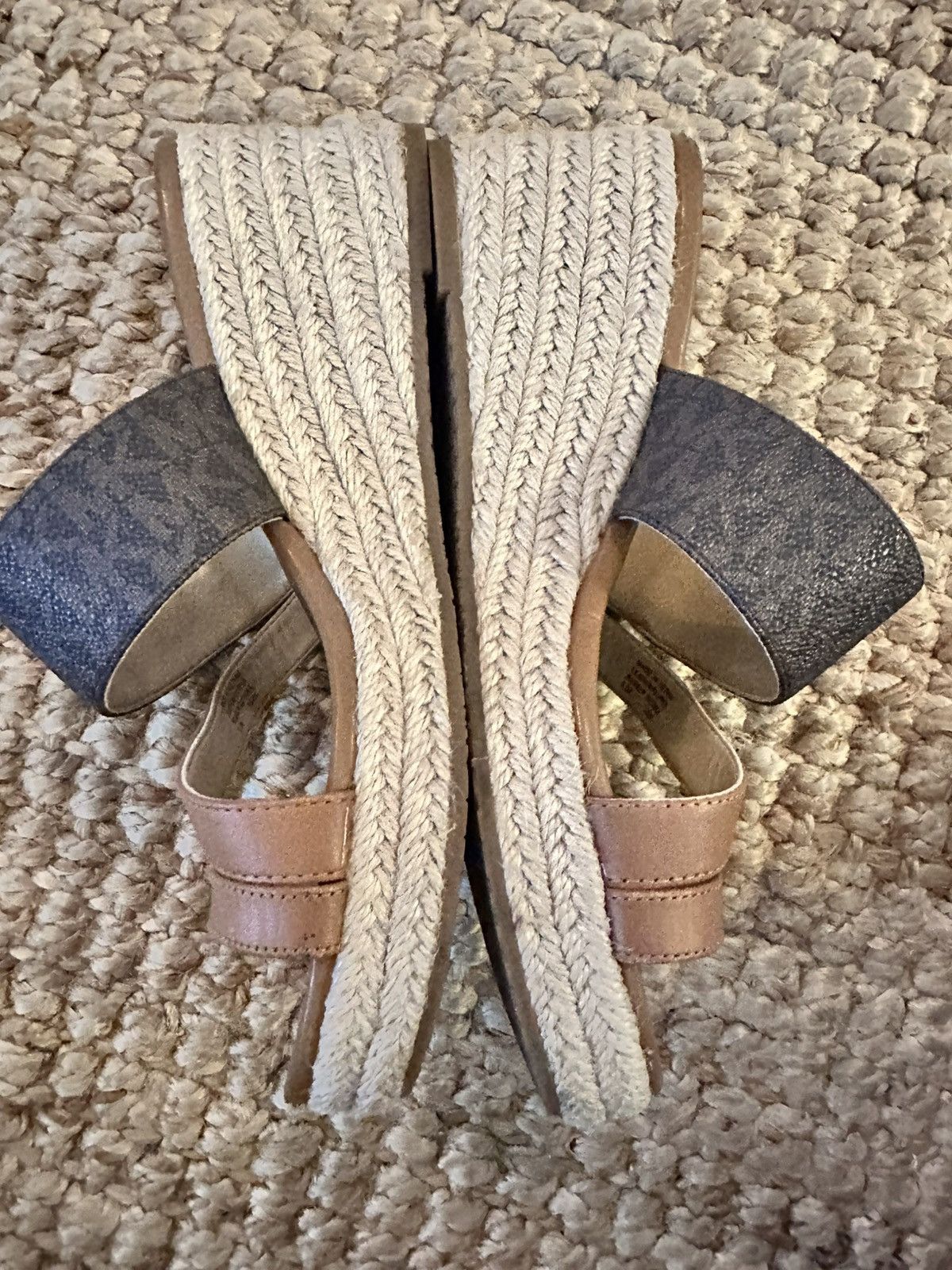 Michael Kors MICHAEL KORS Women's Jilly Espadrille Platform Wedge Sandals Size US 5.5 / IT 35.5 - 6 Thumbnail