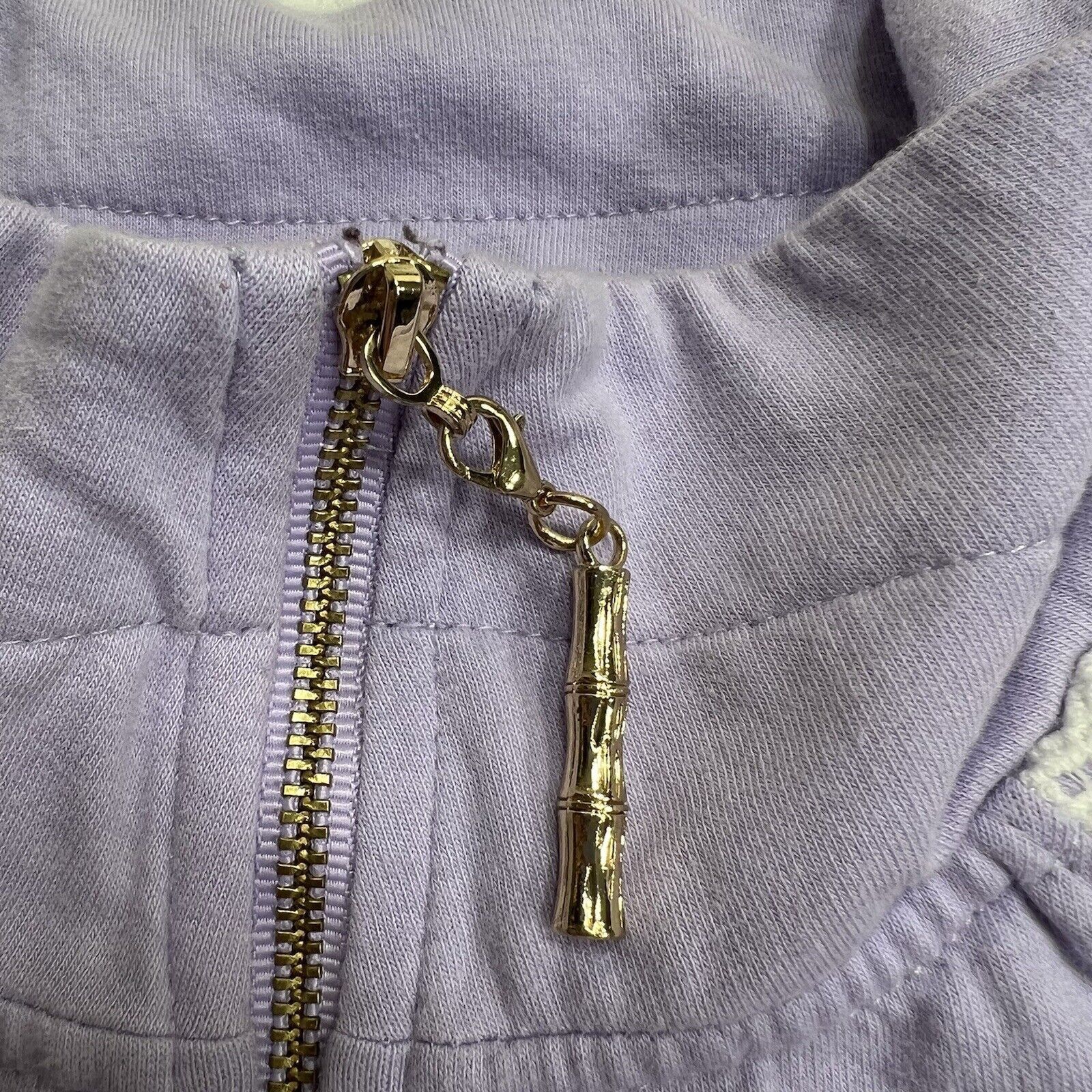 Lilly Pulitzer Lilly Pulitzer Purple 1/2 Zip Lightweight Sweatshirt Lace Size XS / US 0-2 / IT 36-38 - 2 Thumbnail