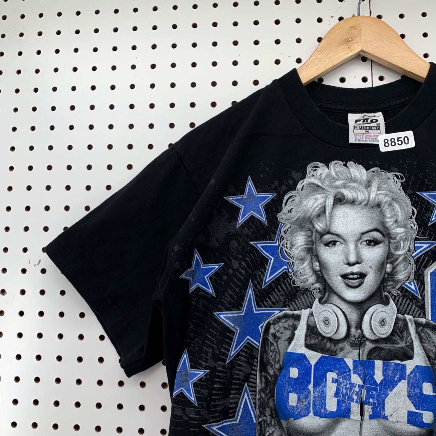 Vintage VINTAGE 5 Pro Marilyn Monroe Music T-Shirt Mens Medium Black Short Sleeve Crew Neck Size US M / EU 48-50 / 2 - 4 Thumbnail