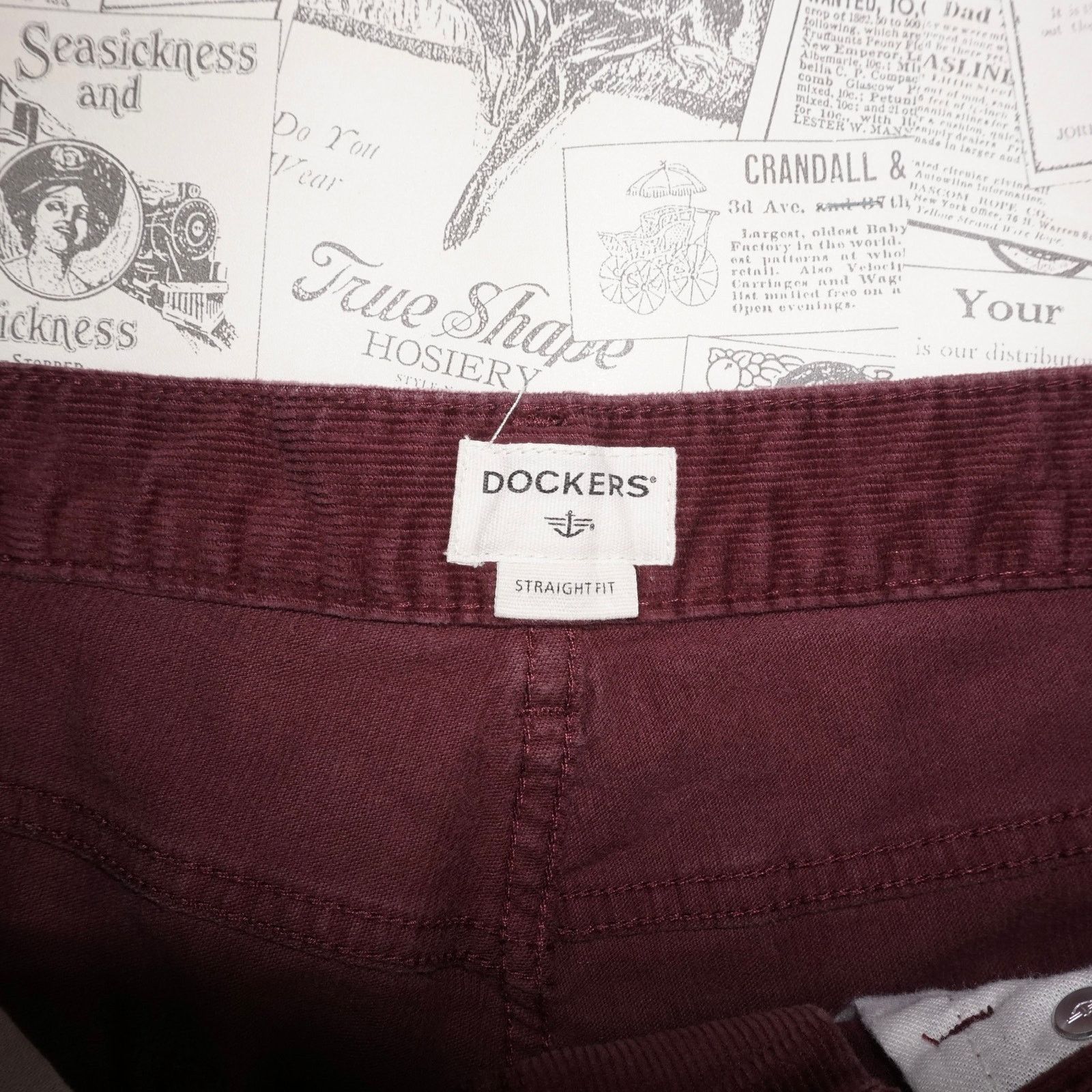 Dockers 34 - Vintage dockers corduroy straight 00s essential pants Size US 34 / EU 50 - 4 Thumbnail
