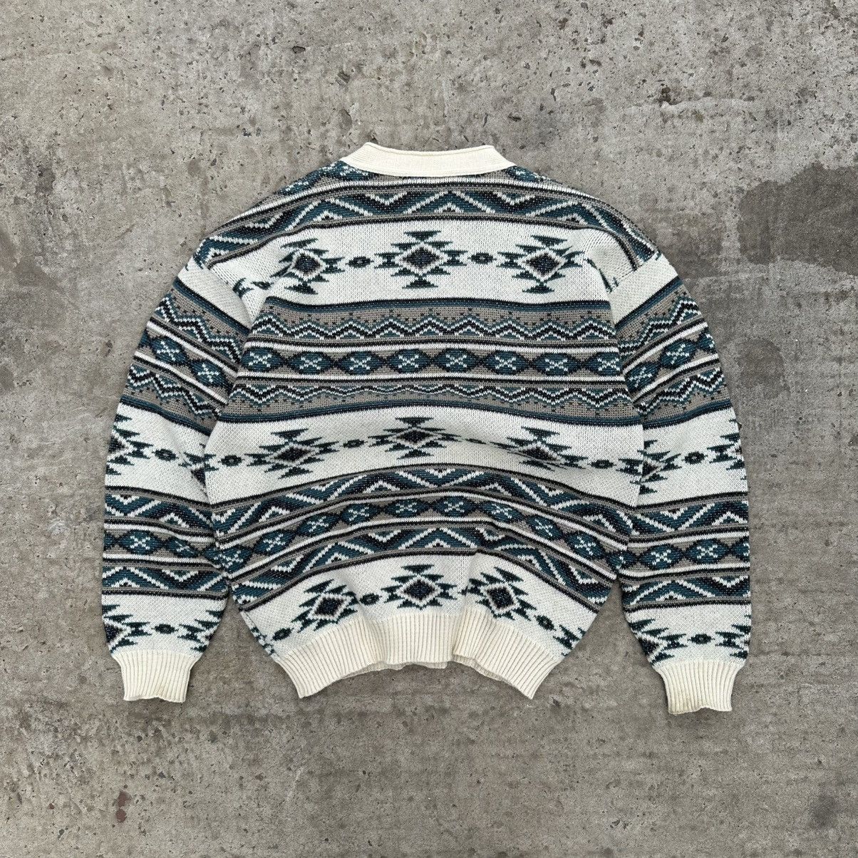 Designer × Japanese Brand Vintage Japanese Style Knit Cardigan Hype Y2K 00s USA Size US M / EU 48-50 / 2 - 2 Thumbnail