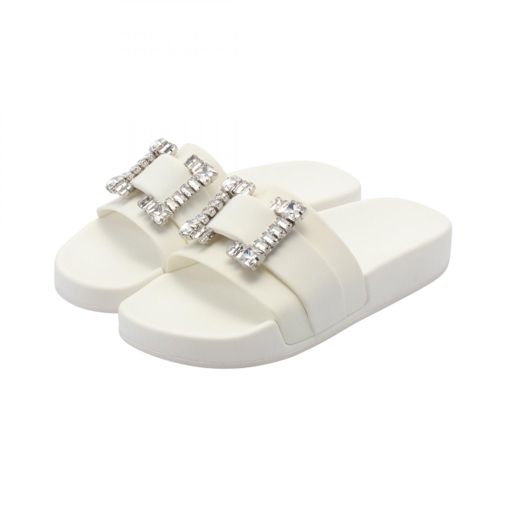 Other Sergio Rossi Sr Jelly Rubber Sandals Plastic Shoes in White, Women's