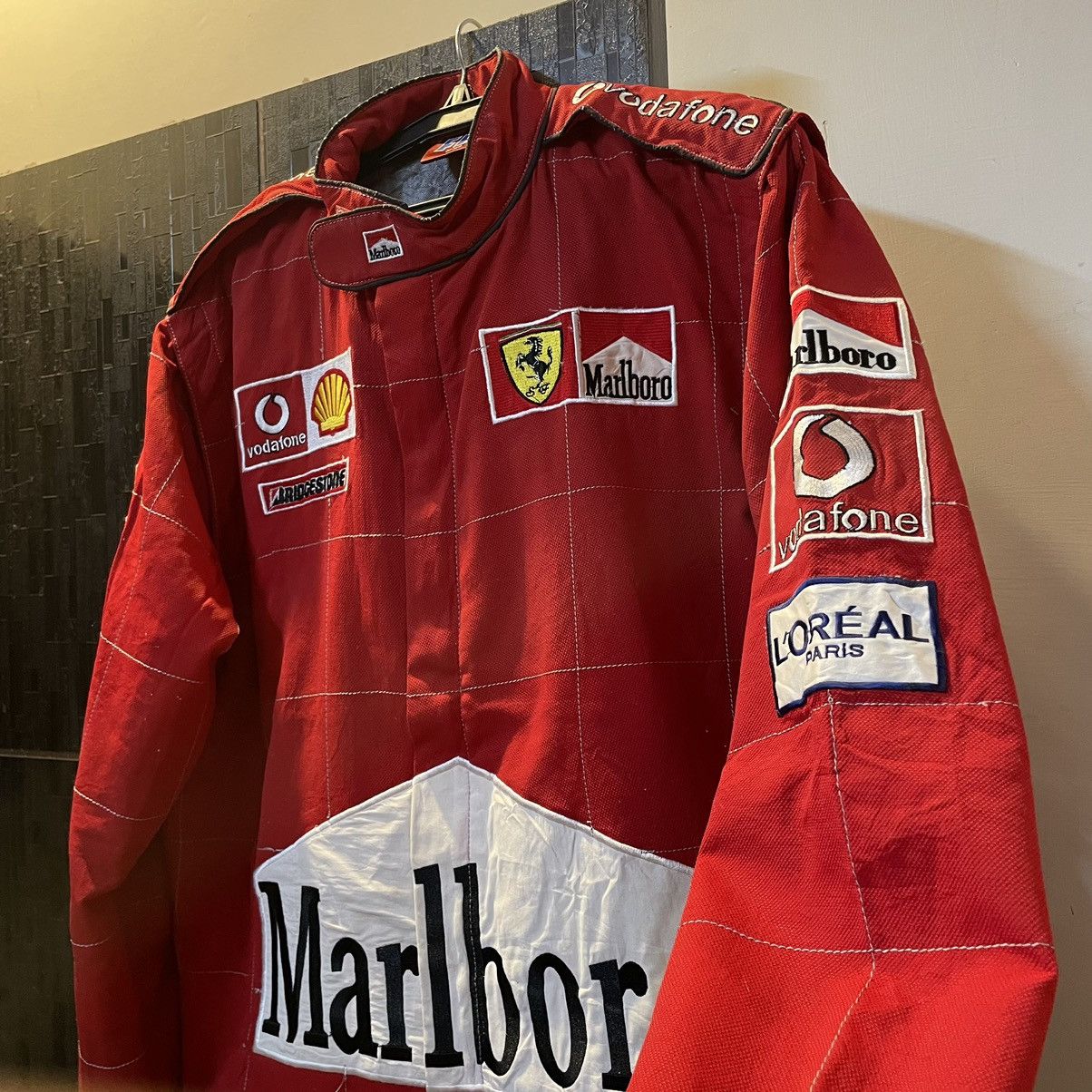 Marlboro Vintage Marlboro Ferrari Michael Schumacher F1 Racing Jacket Size US L / EU 52-54 / 3 - 8 Thumbnail