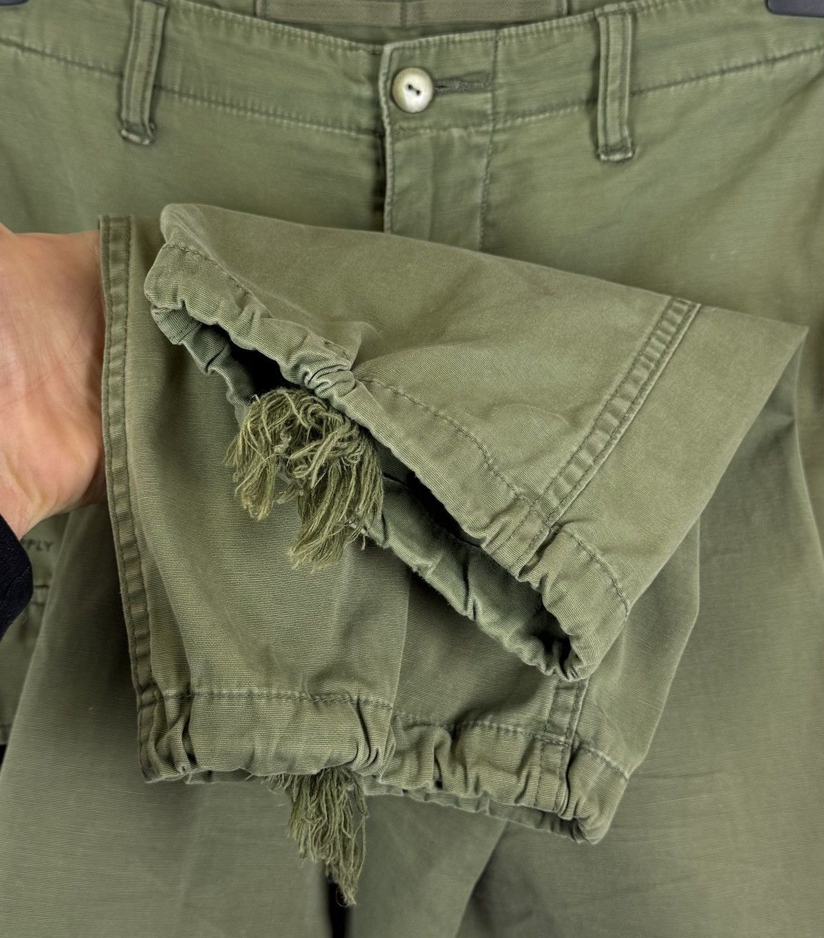 Denim & Supply Ralph Lauren Denim & Supply Ralph Lauren Cargo Pants Khaki Green US Army Size US 33 - 7 Thumbnail