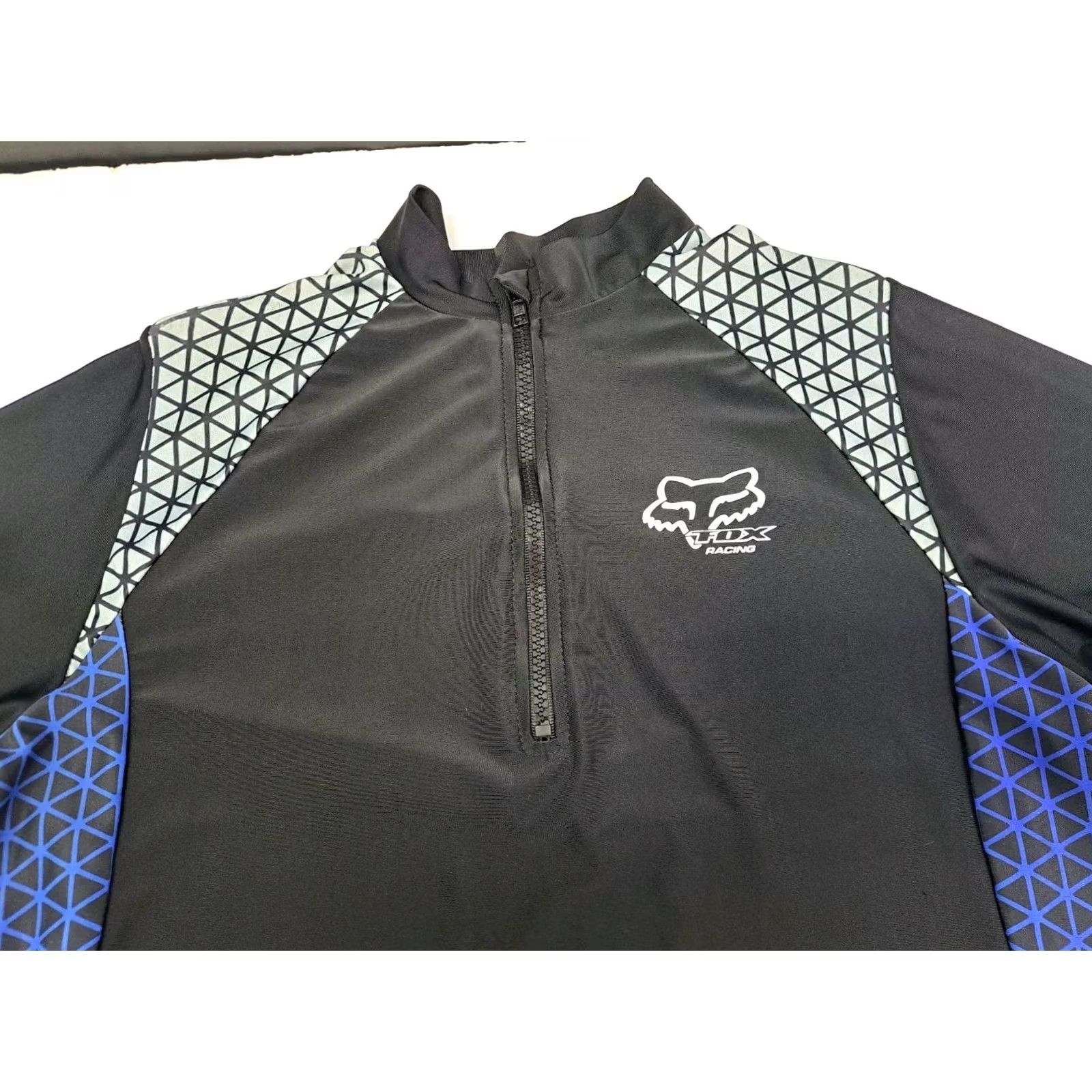 Fox Racing FOX Racing Short Sleeve Jersey MTB 1/3 Zip Back Pockets XL Black Mens Technical Fox Racing Size US XL / EU 56 / 4 - 3 Thumbnail